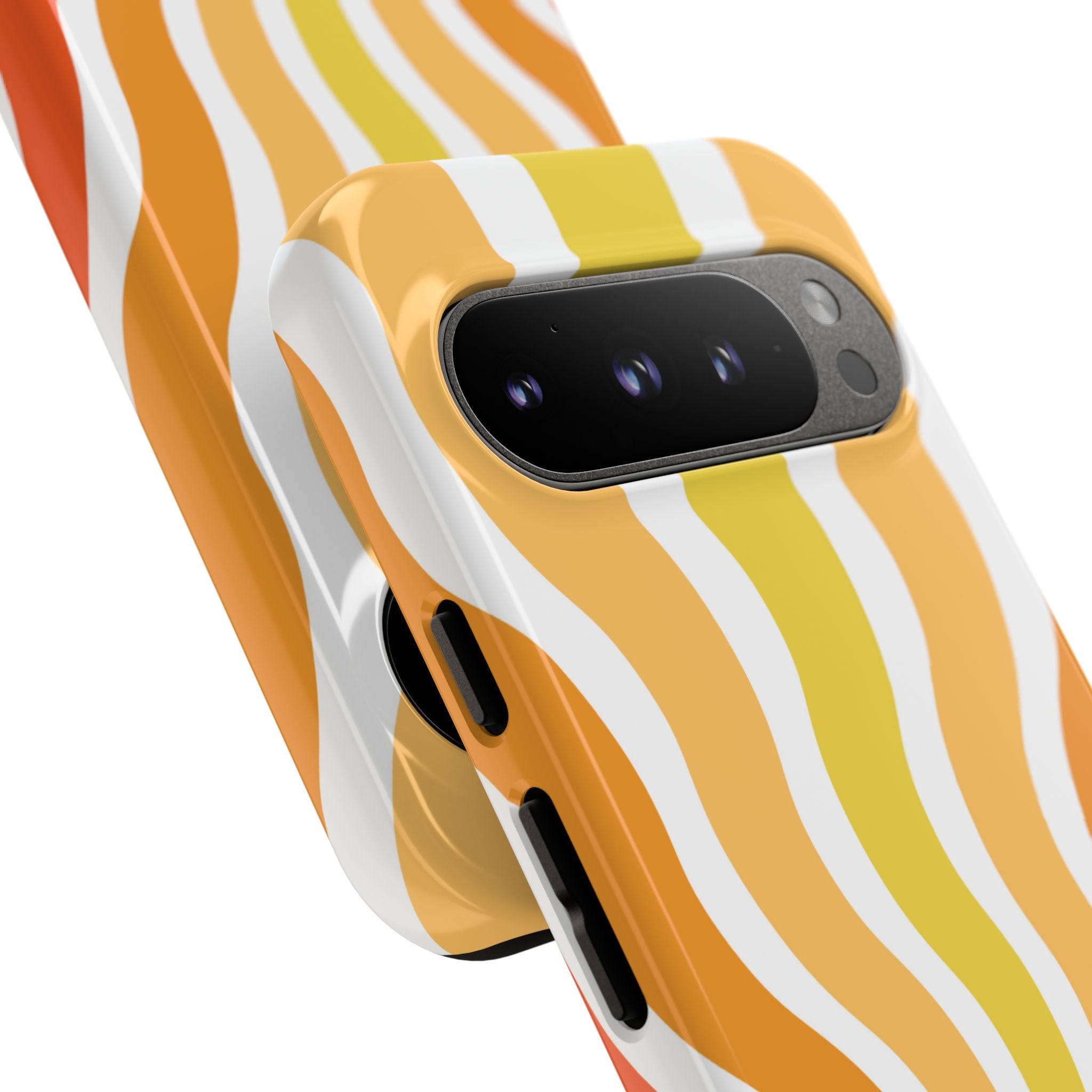 Amber Solar Waves · Tough Phone Case for Google Pixel