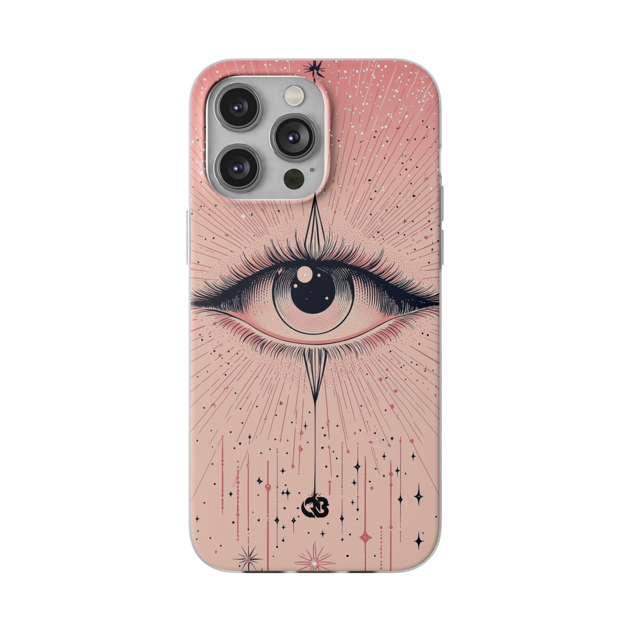 Obsidian Cosmic Gaze · Soft Phone Case for iPhone