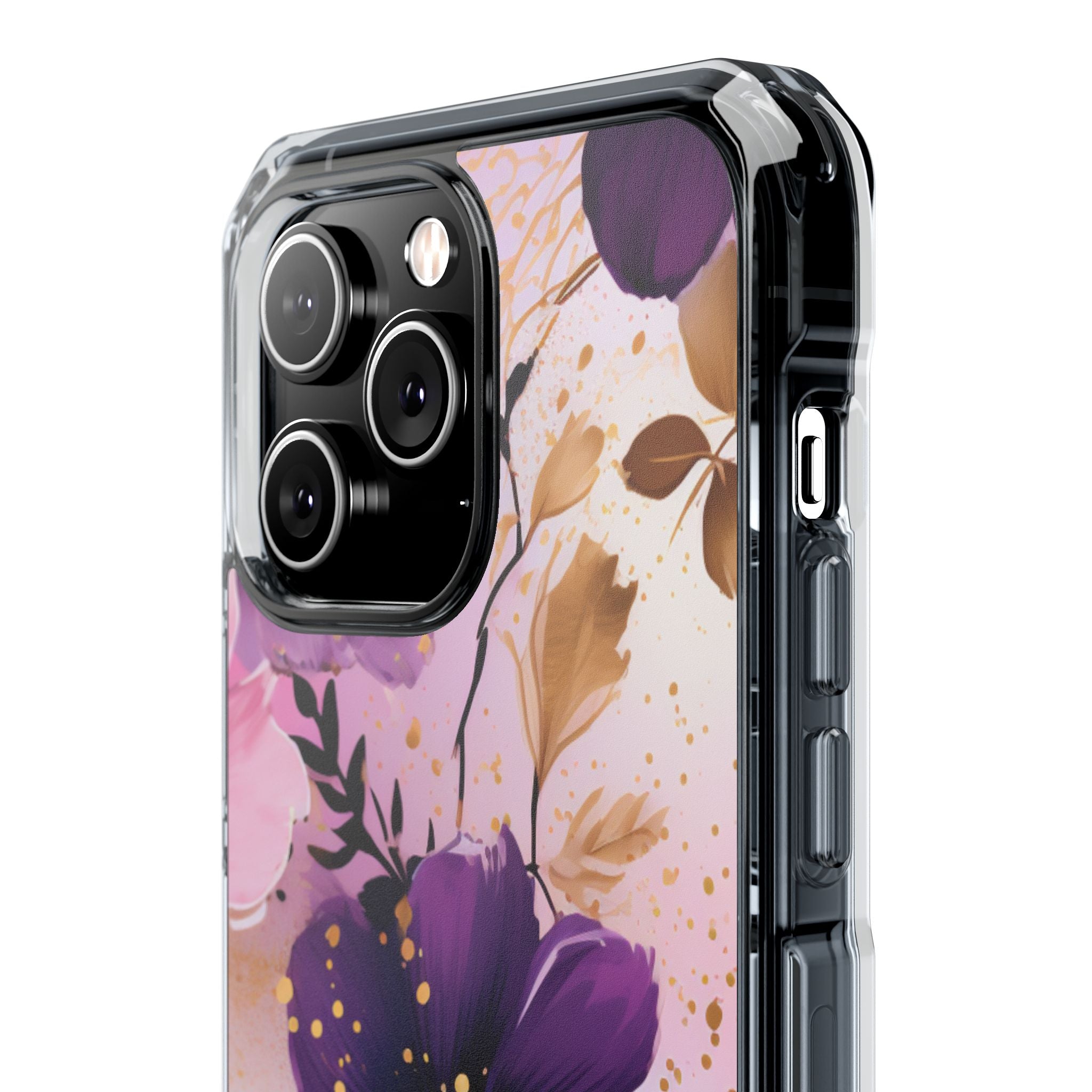 Gilded Violet Bloom · Impact Custodia per iPhone · Magsafe