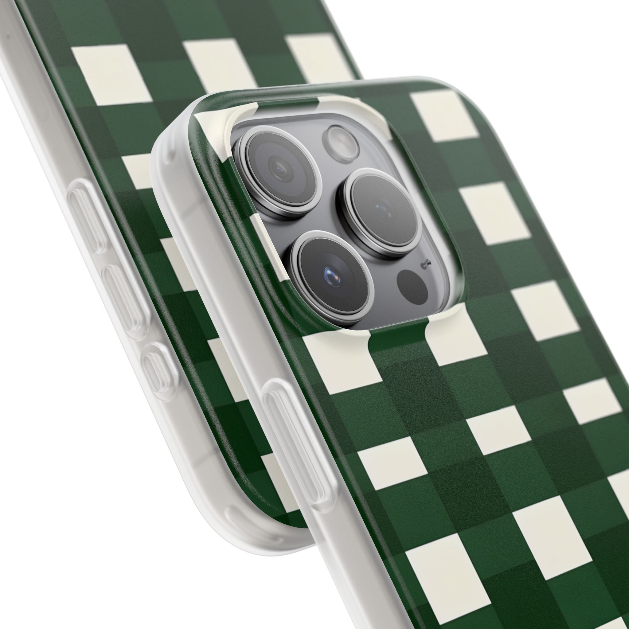 Hunter Green Plaid · Soft Handyhülle für iPhone