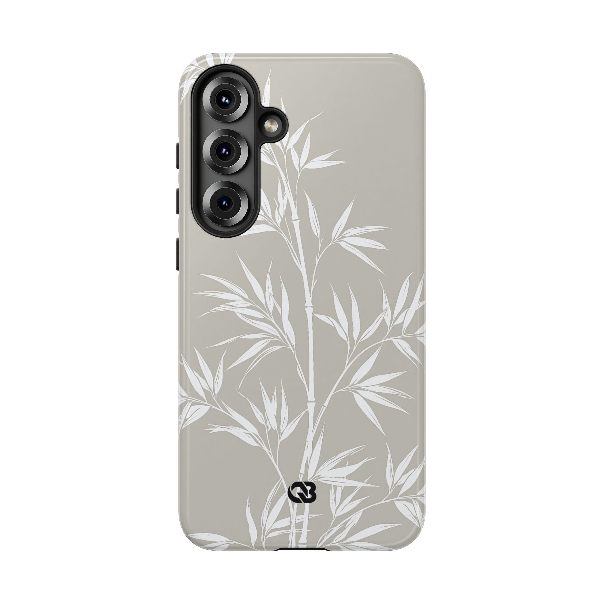 Beige Tough Phone Case for Samsung - Sandstone Bamboo Stalks