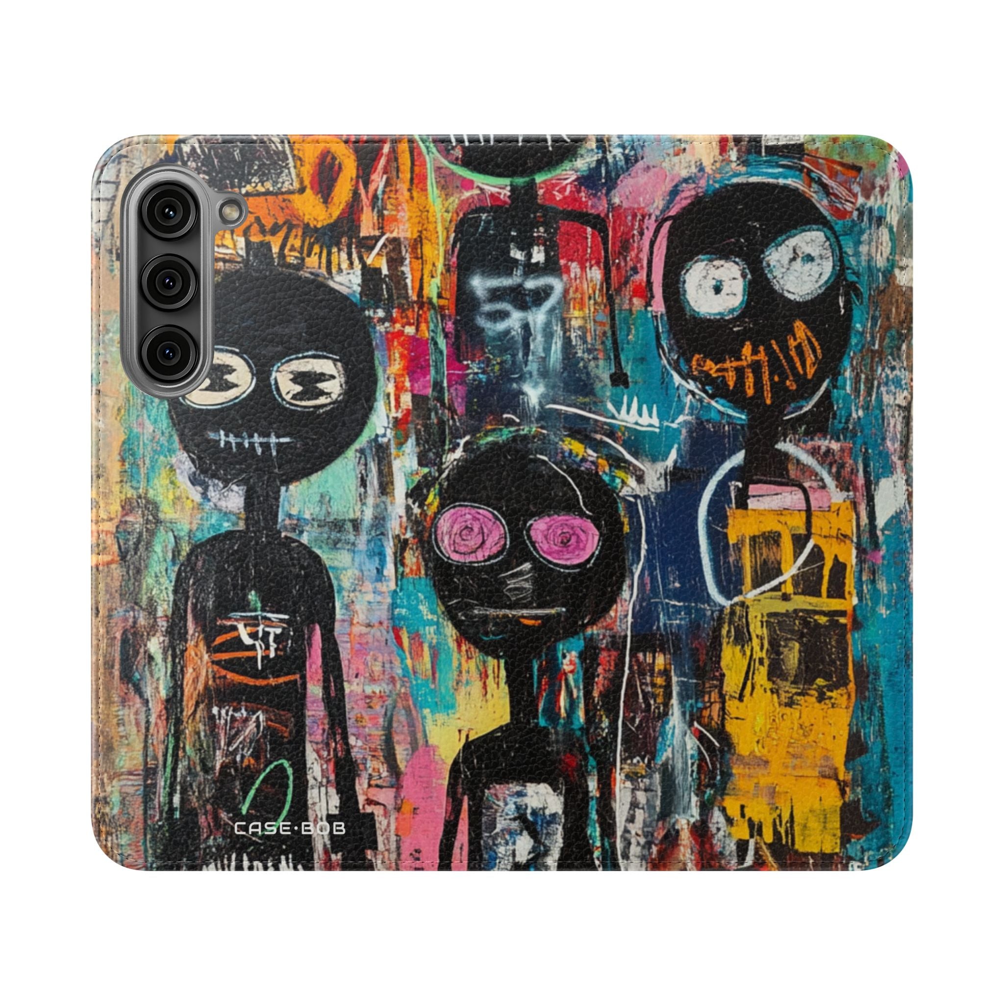 Wide-Eyed Faces - Samsung S23+ Case - Wallet