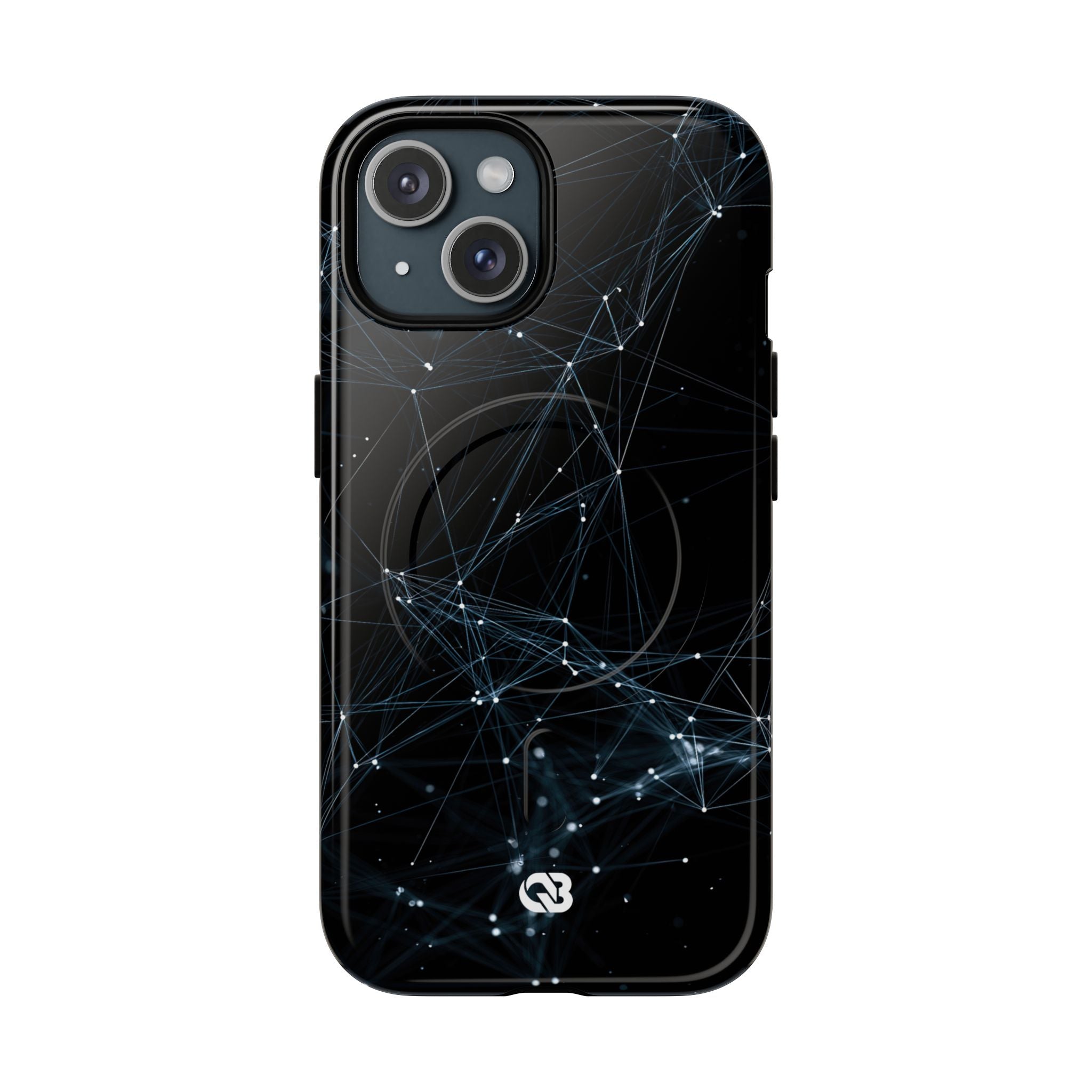 Black Tough 2.0 Magsafe Phone Case for iPhone - Arctic Neural Mesh