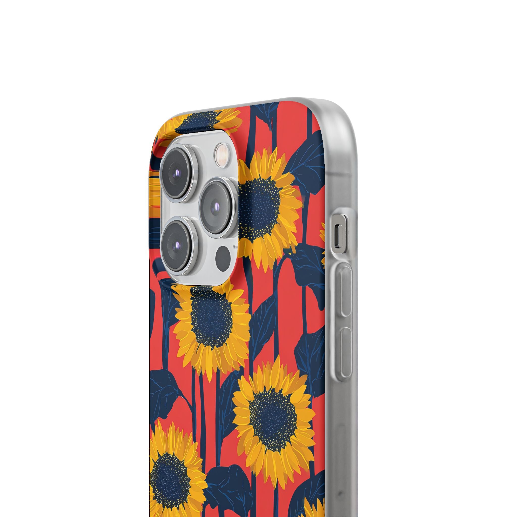 Solar Navy Bloom · Soft Handyhülle für iPhone