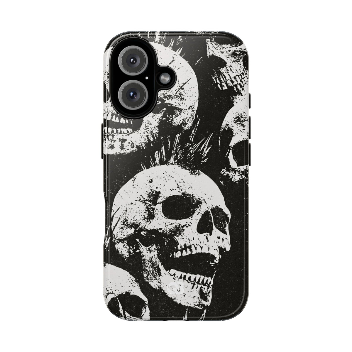 Punk Skull Riot · Tough Phone Case for iPhone · Black