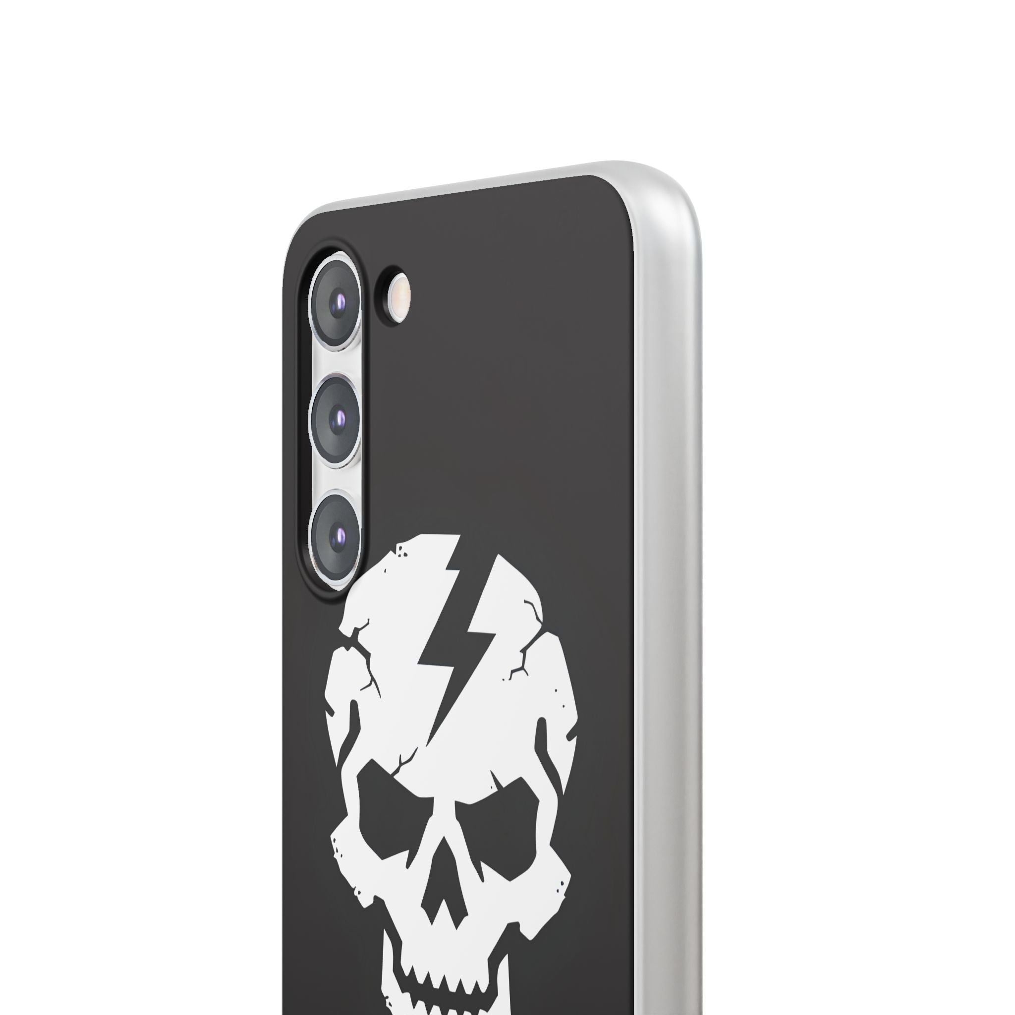 Shattered Bolt Skull · Soft Phone Case for Samsung