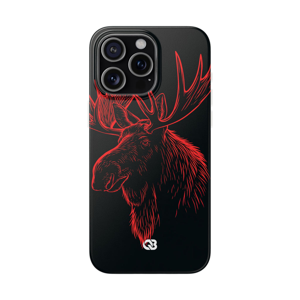 Nordic Elk · Lite Phone Case for iPhone · Black