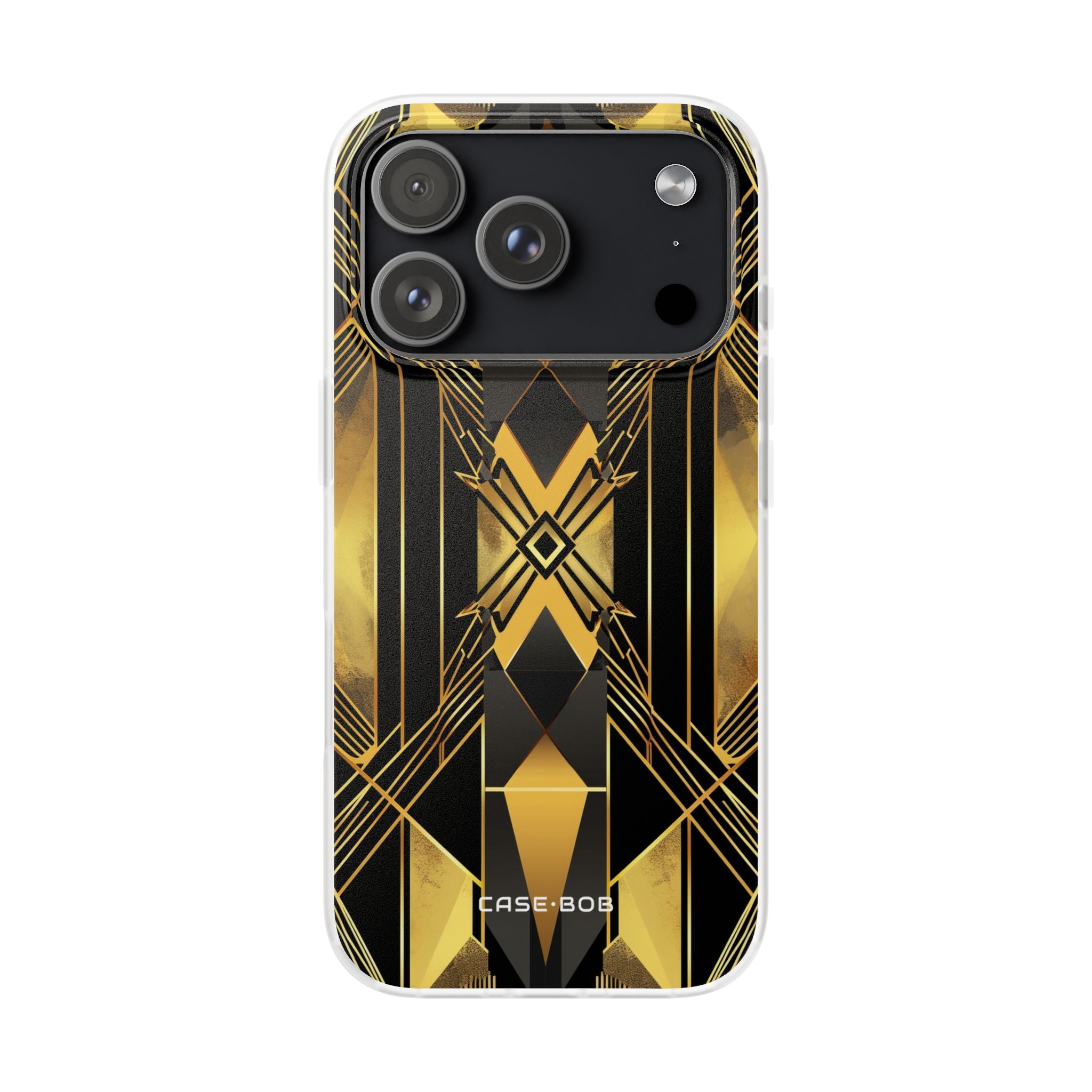 Golden Diamond Radiance iPhone 17 Pro Case - Soft - CASE•BOB