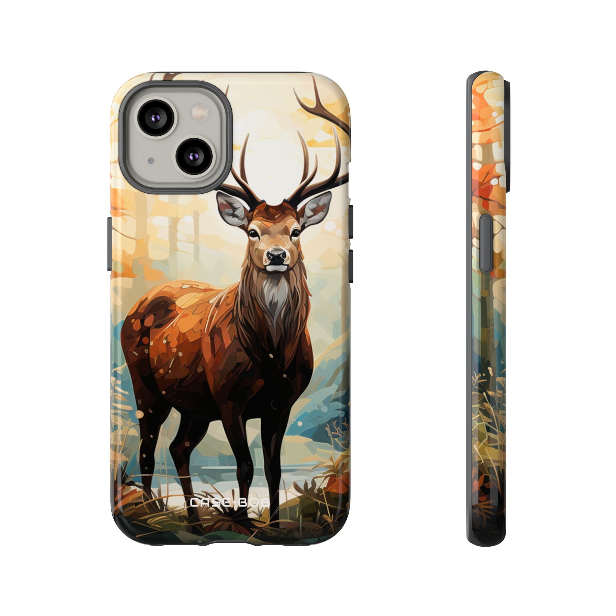 Glowing Stag iPhone 14 Case - Tough - CASE•BOB