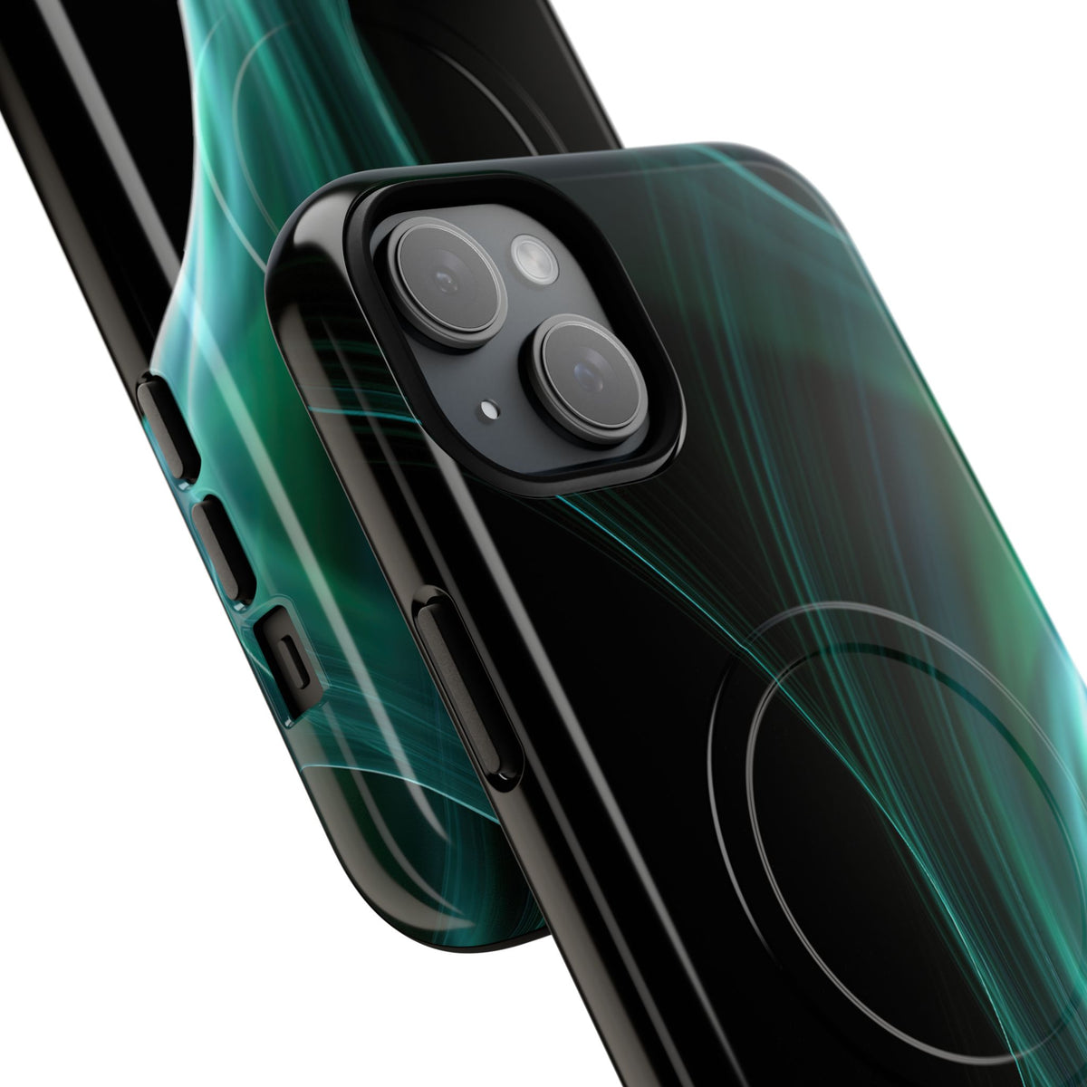 Emerald Lumen · Tough 2.0 Magnetic Phone Case for iPhone · Green