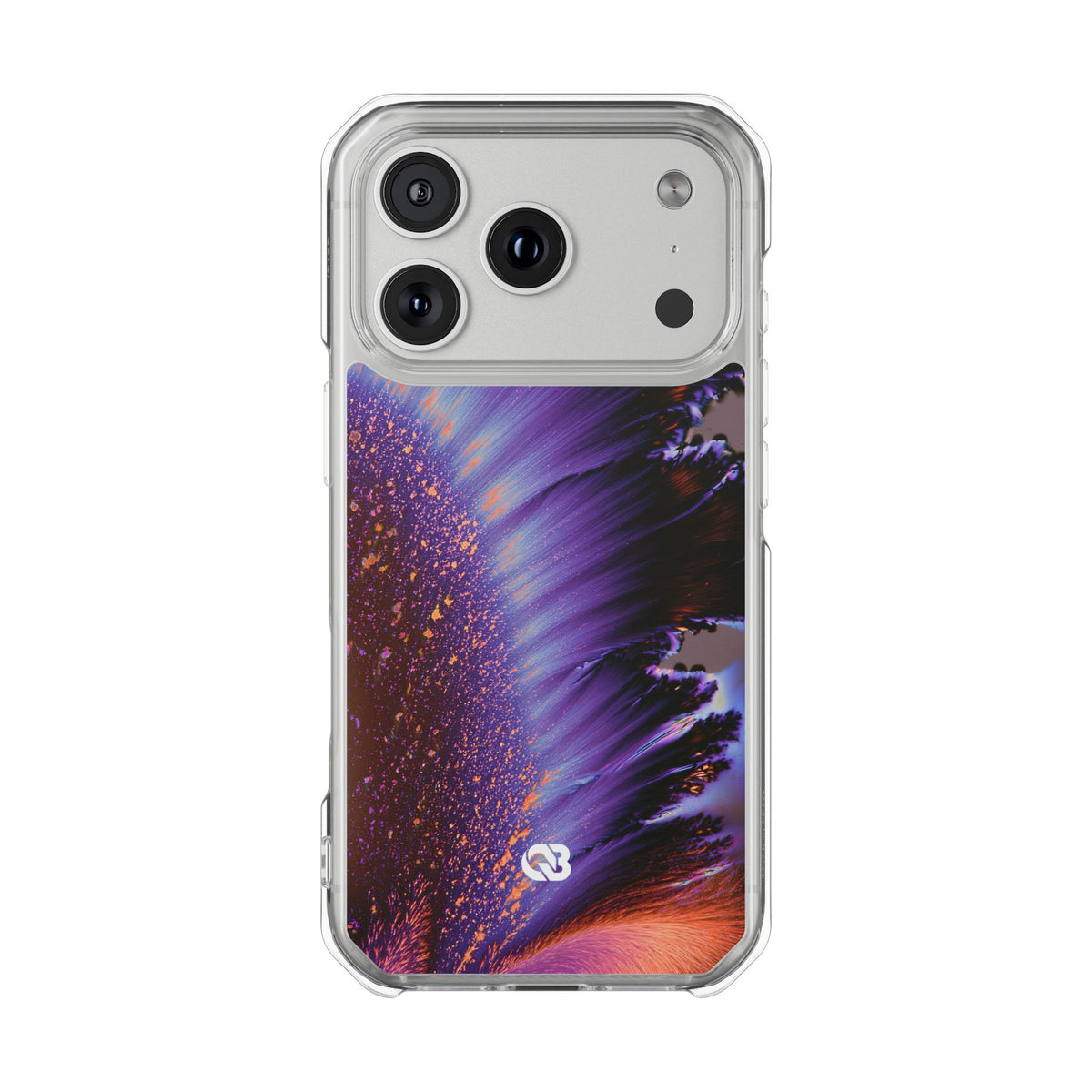 Ethereal Corona · Clear Impact Magnetic Phone Case for iPhone · Purple