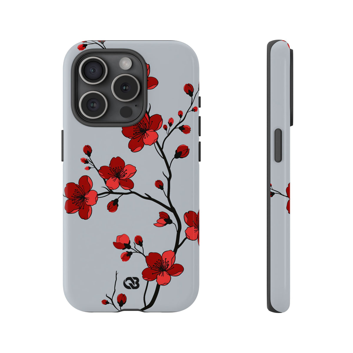 Scarlet Plum Blossom · Tough Phone Case for iPhone · Red