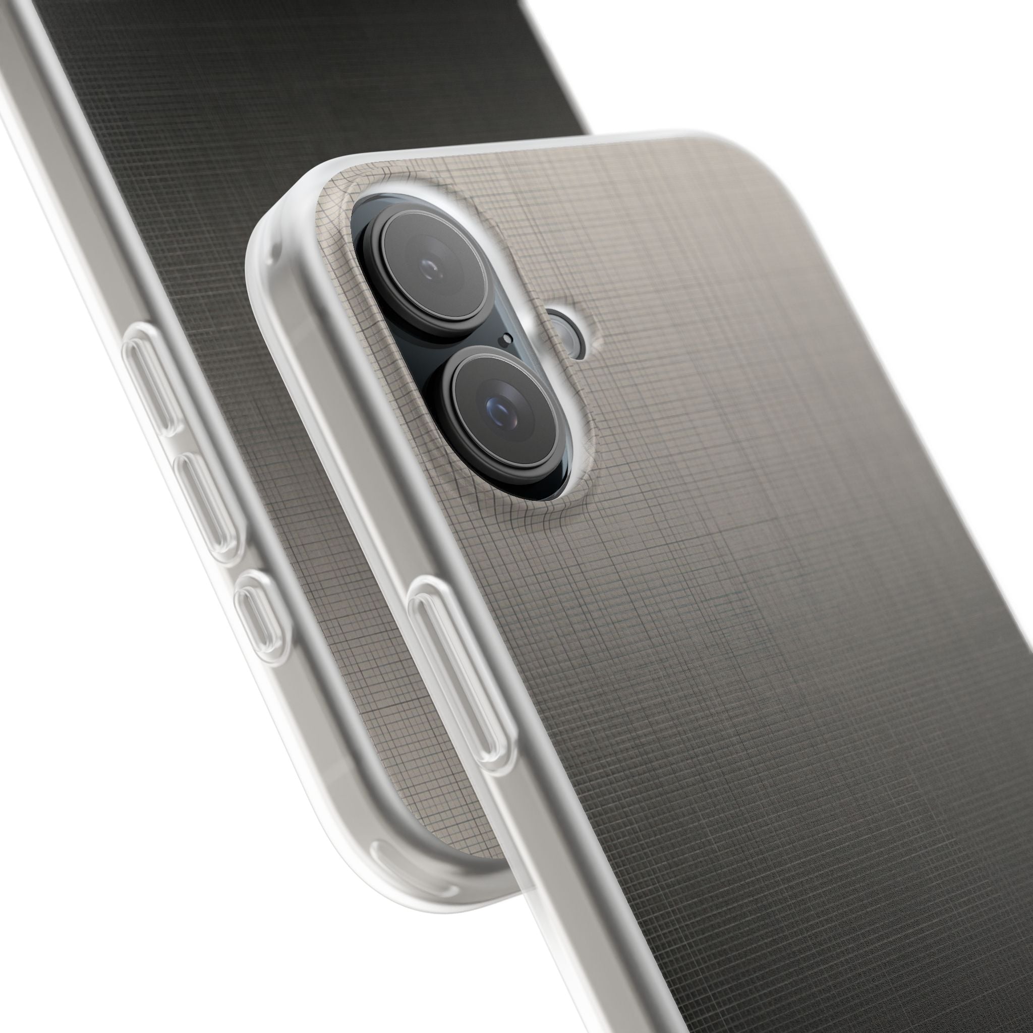 Grey Lite Phone Case for iPhone - Faded Sand Mesh