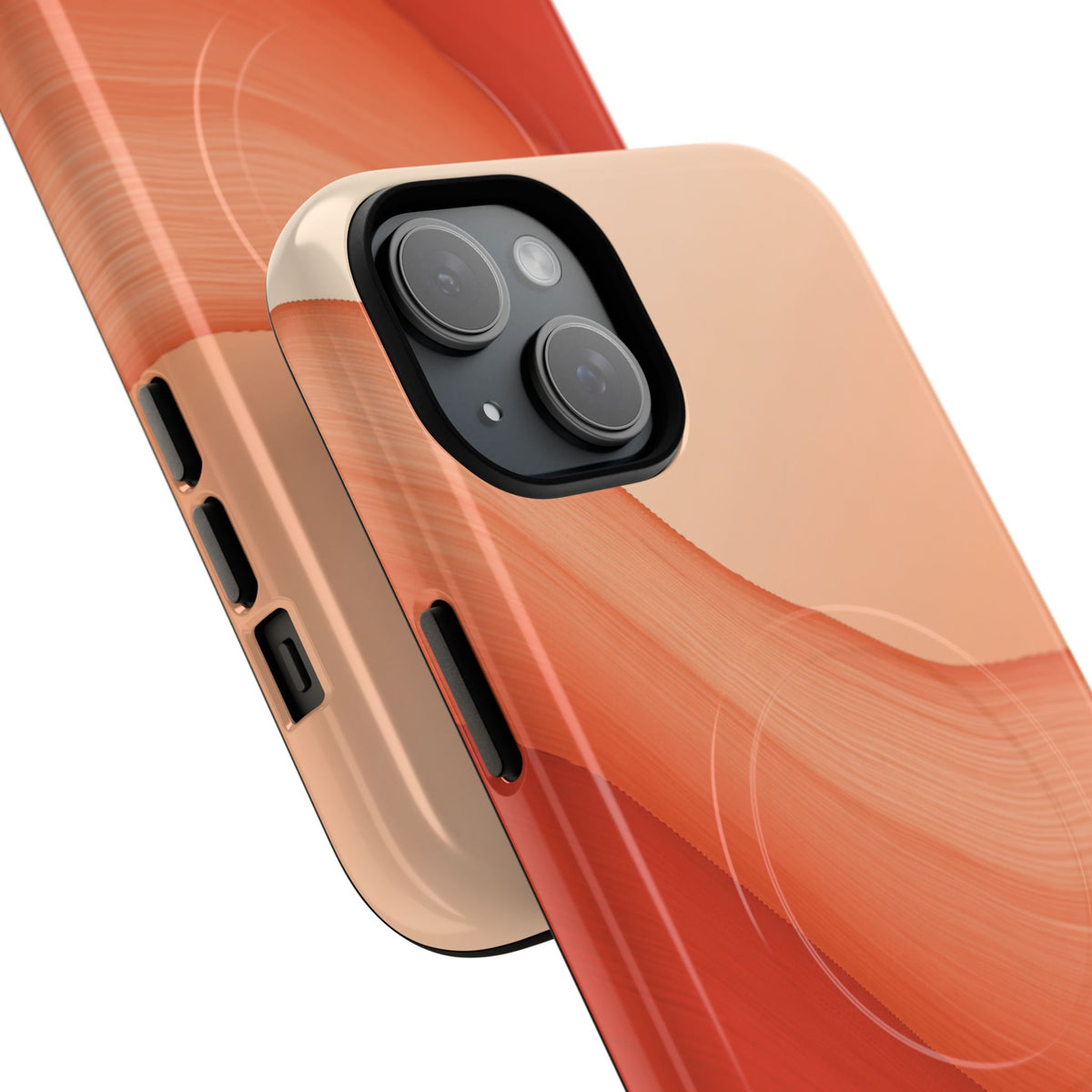 Terracotta Flow · Tough 2.0 Magnetic Phone Case for iPhone · Orange