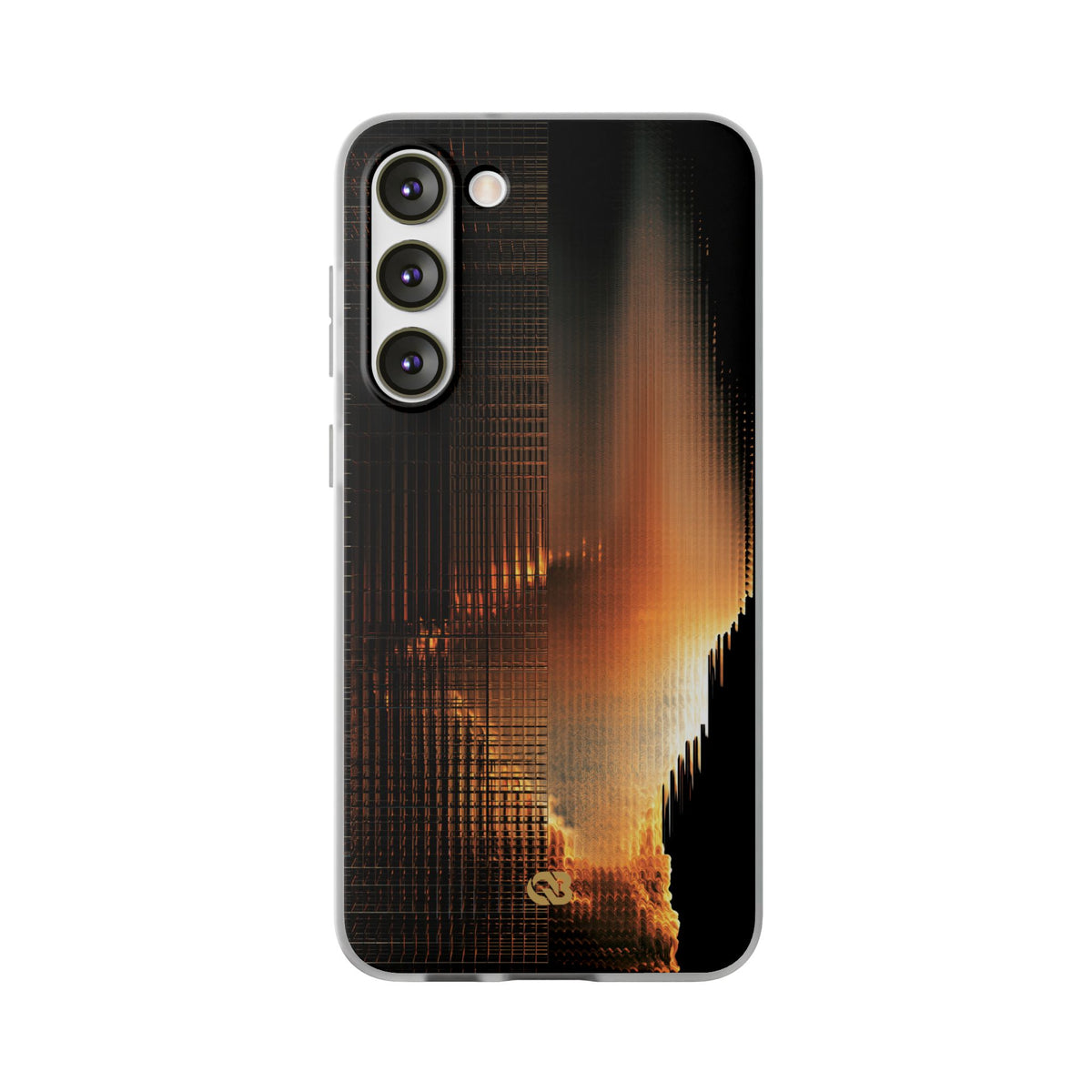 Luminous Grid · Lite Phone Case for Samsung · Black