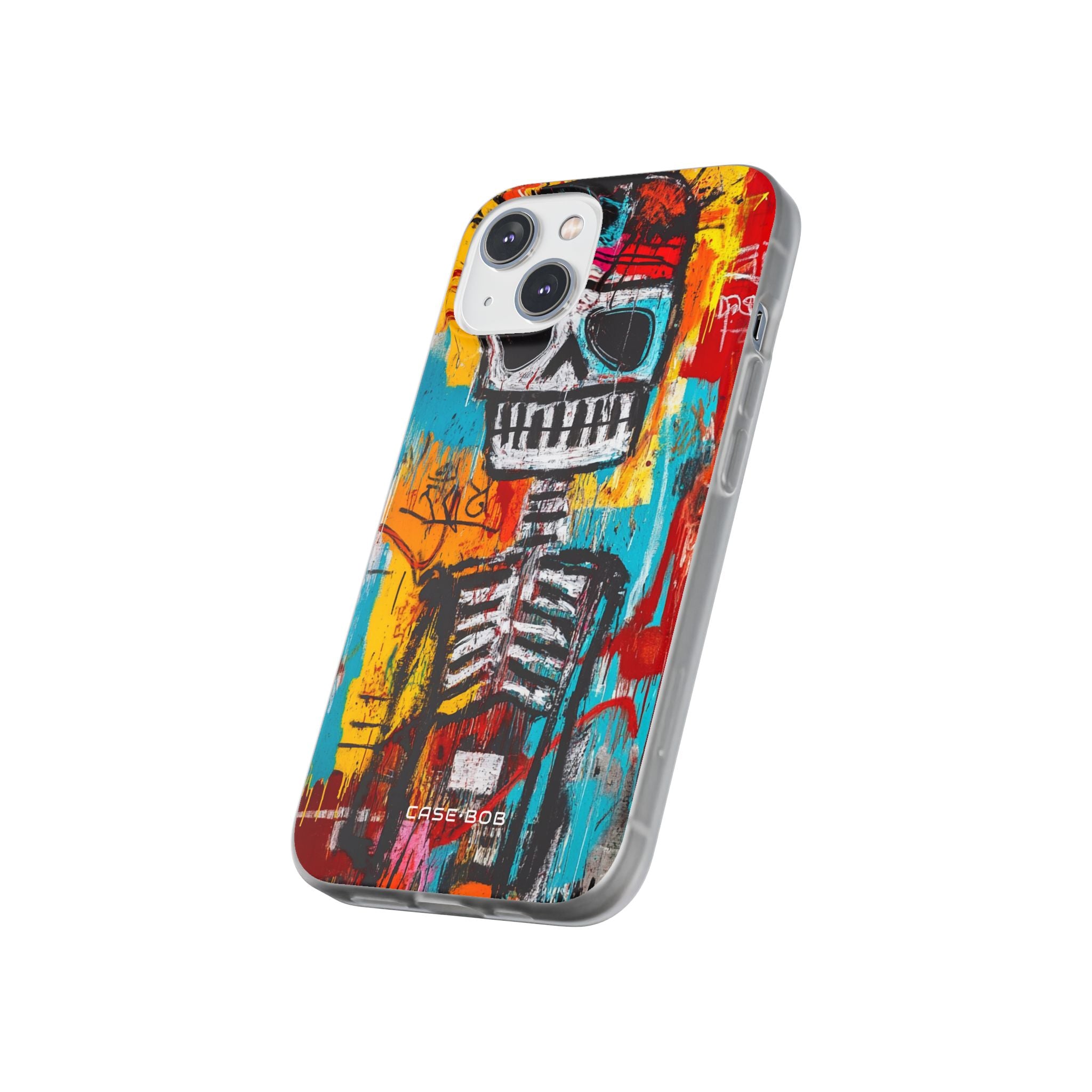 Skeleton Riot iPhone 14 Cover - Blød