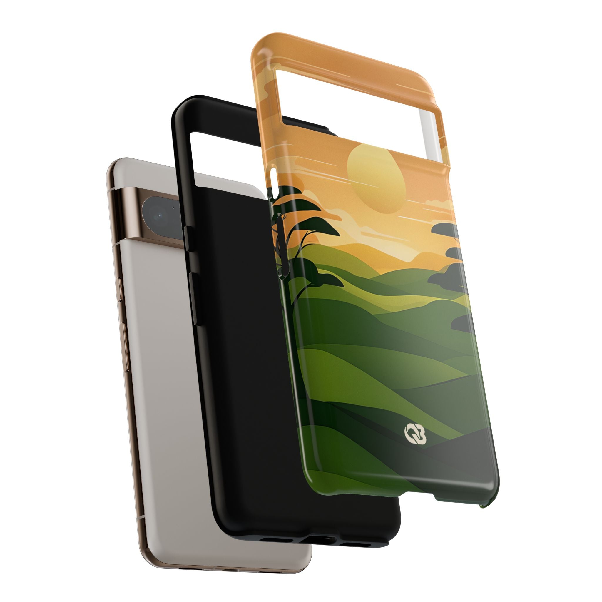 Verdant Horizon Sun · Tough Phone Case for Google Pixel