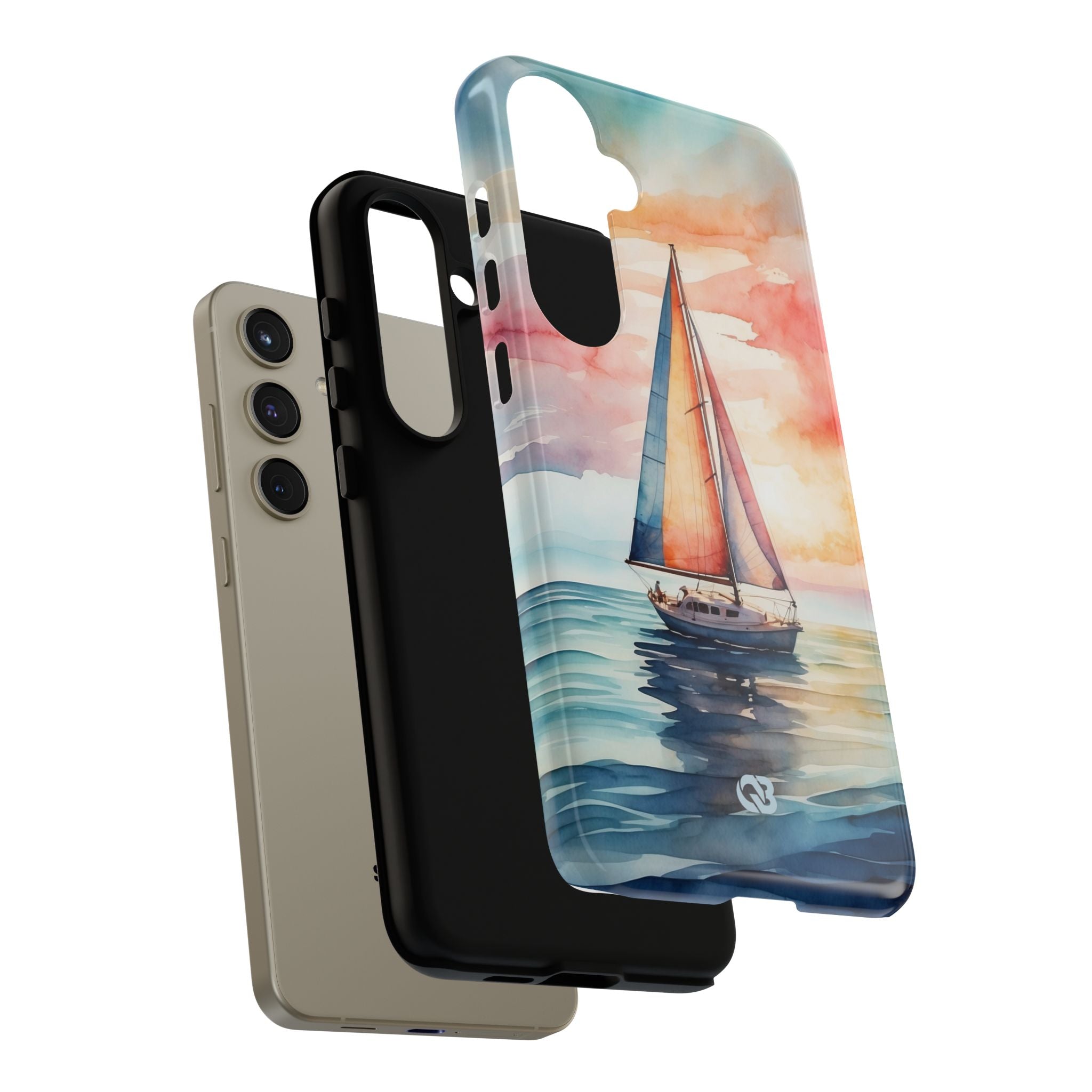 Crimson Horizon Sail · Tough Phone Case for Samsung