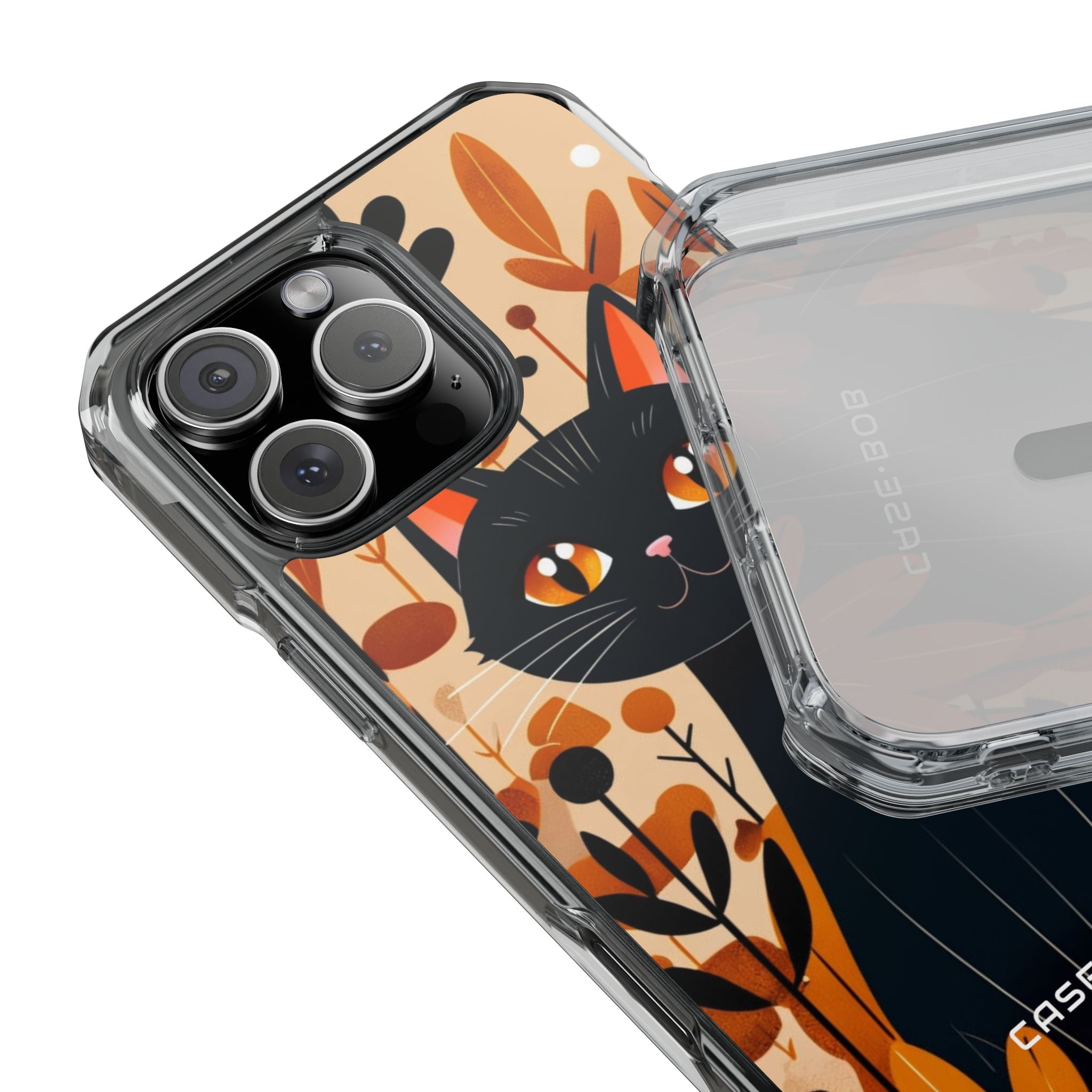 Musta Kissa Hehku iPhone 16 Pro Max - Impact suojakotelo