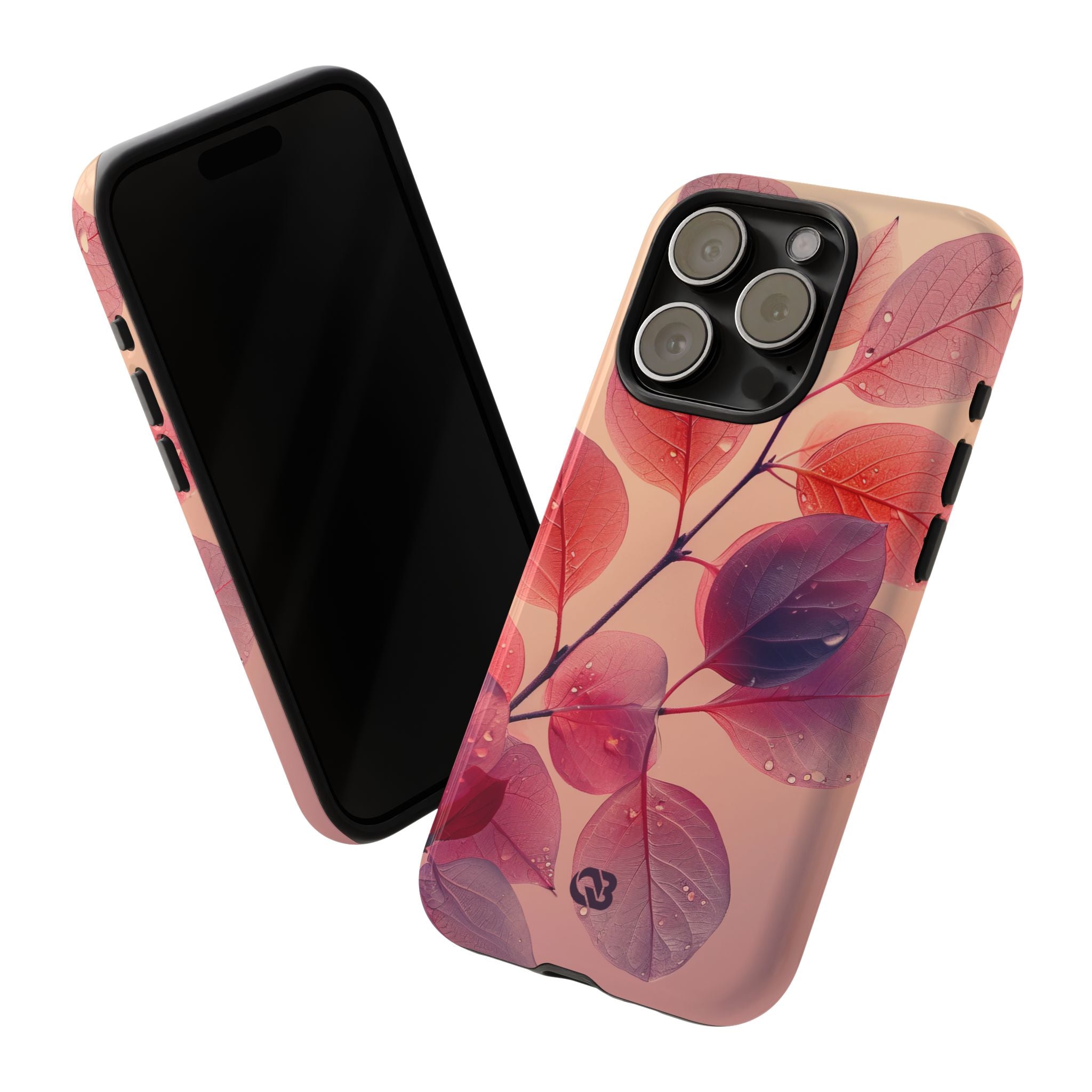 Dewy Magenta Foliage · Tough Phone Case for iPhone