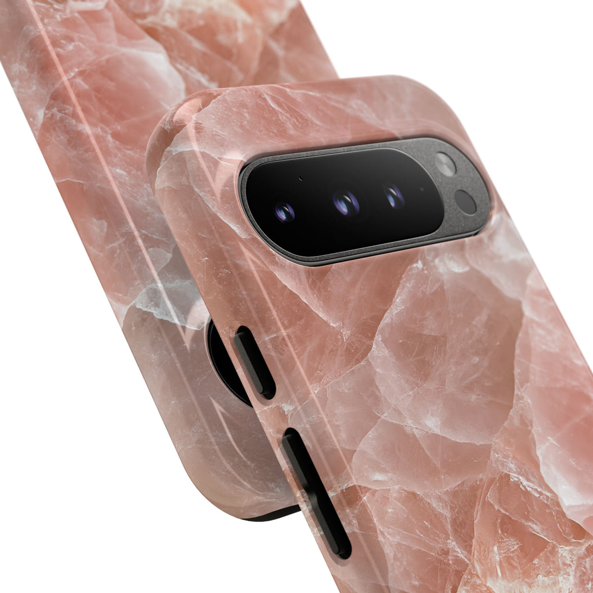 Rose Quartz Facet · Tough Phone Case for Pixel · Pink