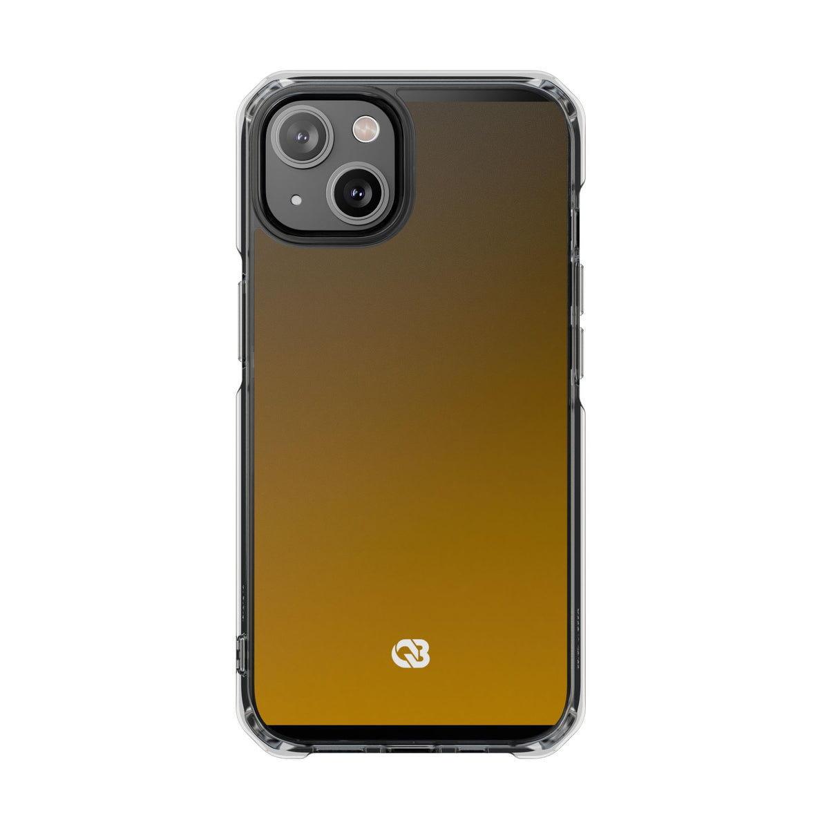 Golden Umber · Clear Impact Magnetic Phone Case for iPhone · Gold