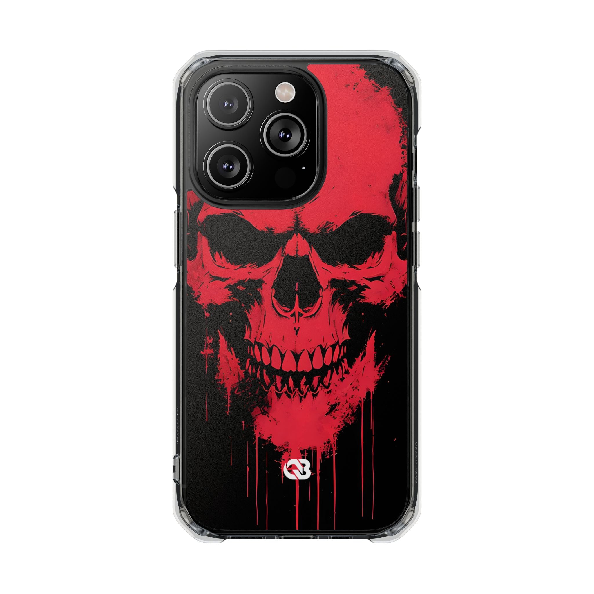 Crimson Street Skull · Impact Phone Case for iPhone · Magsafe