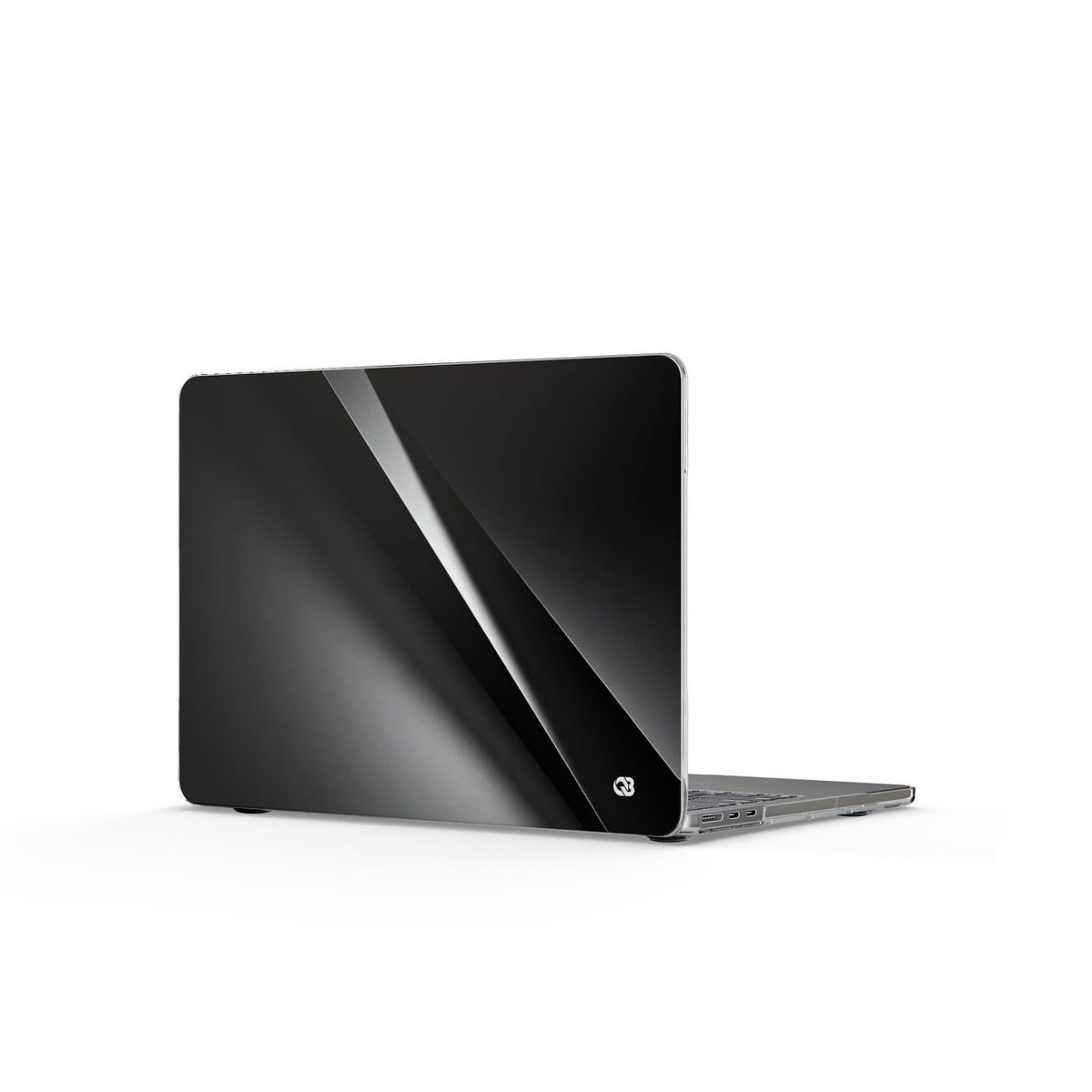 Obsidian Ridge · Clear Hard Case for MacBook · Black