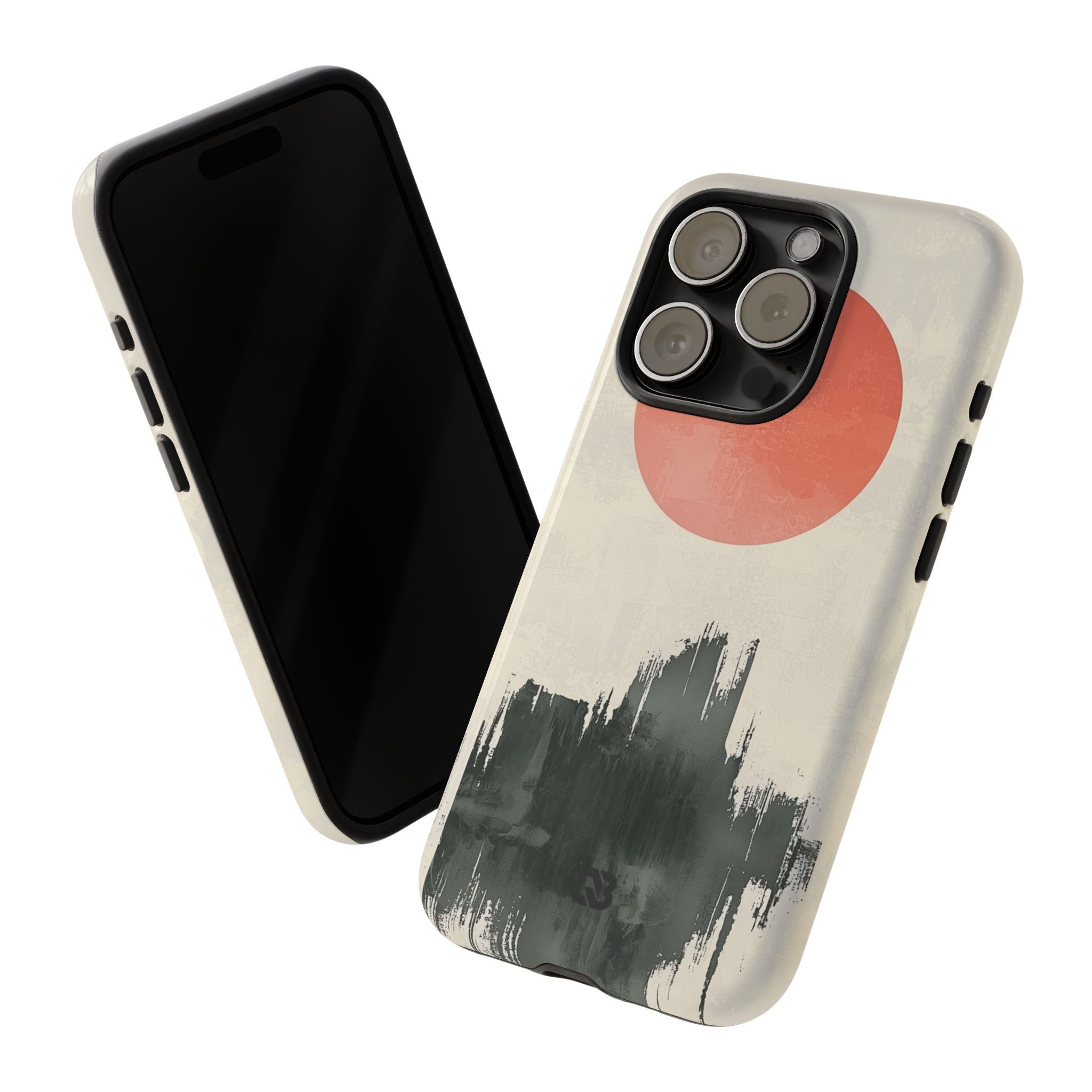 Crimson Sun Strokes · Coque de téléphone Tough pour iPhone