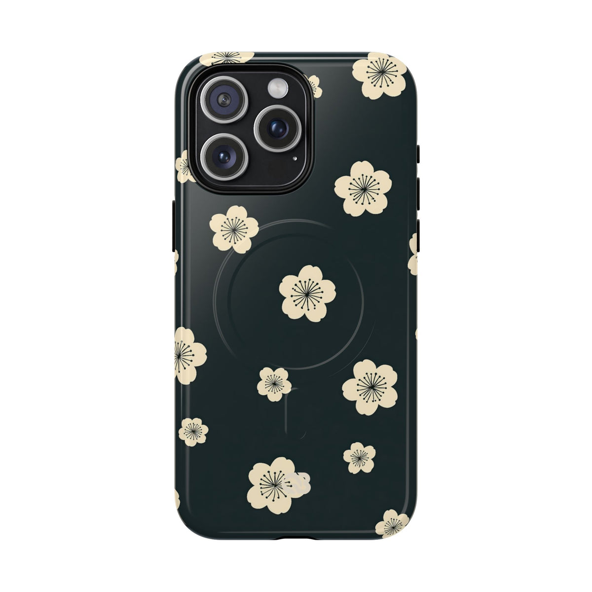 Midnight Sakura Bloom · Tough 2.0 Magnetic Phone Case for iPhone · Black