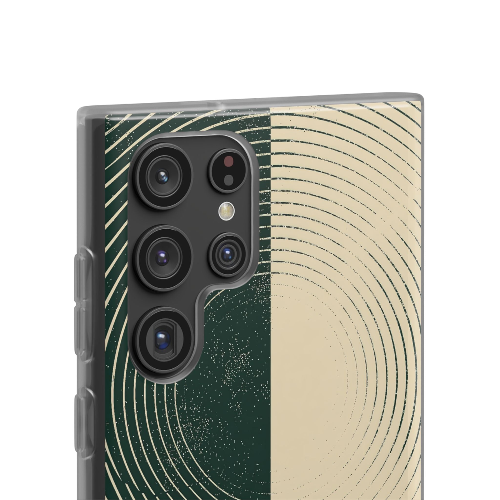 Green Lite Phone Case for Samsung - Evergreen Split Grain