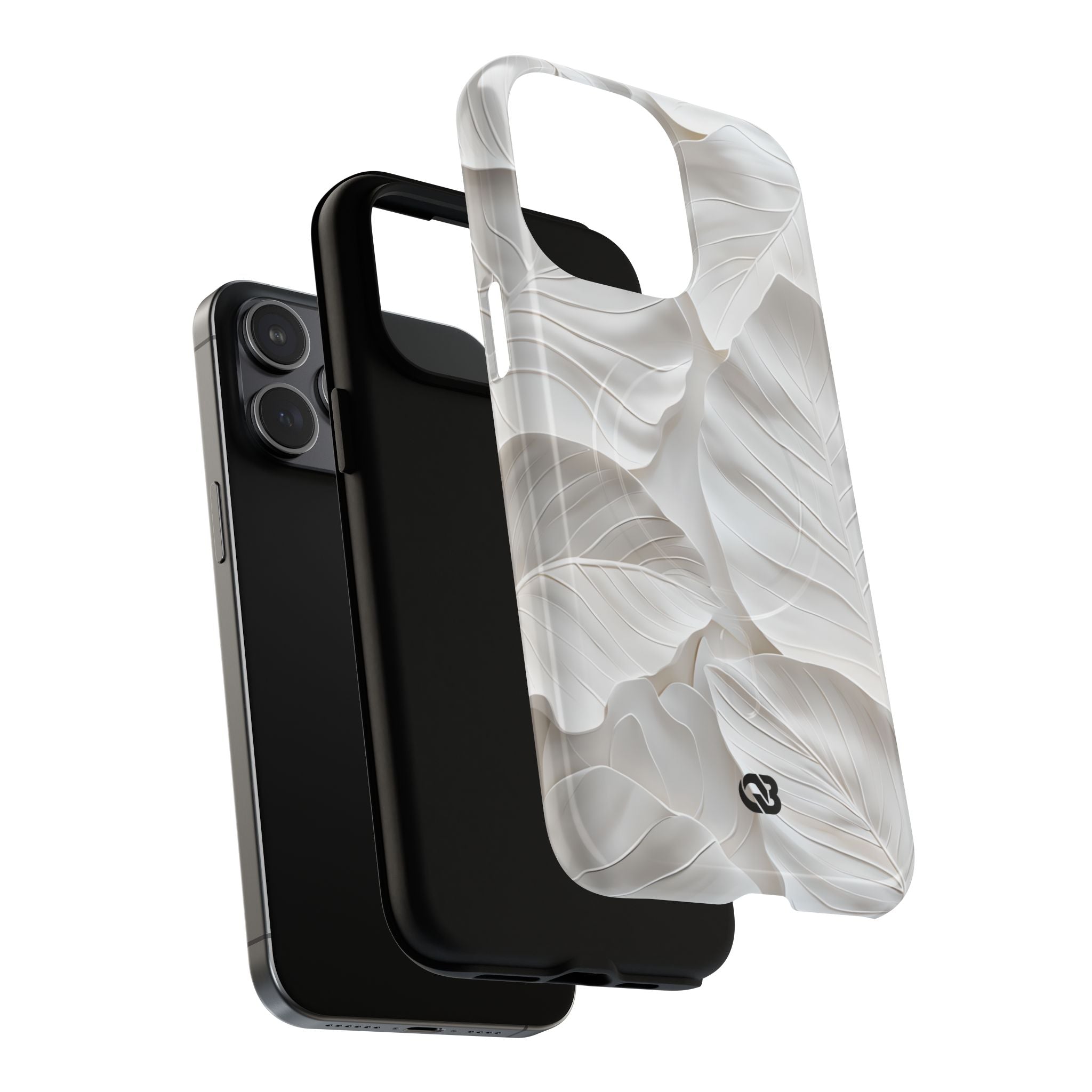 Sculpted Ivory Leaves · Tough+ Θήκη για iPhone · Magsafe