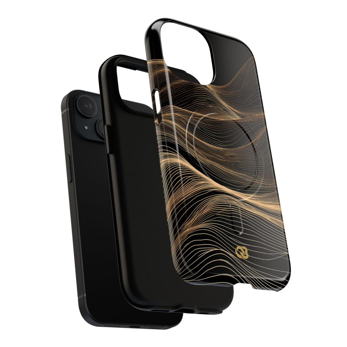 Gilded Ridge · Tough 2.0 Magnetic Phone Case for iPhone · Black