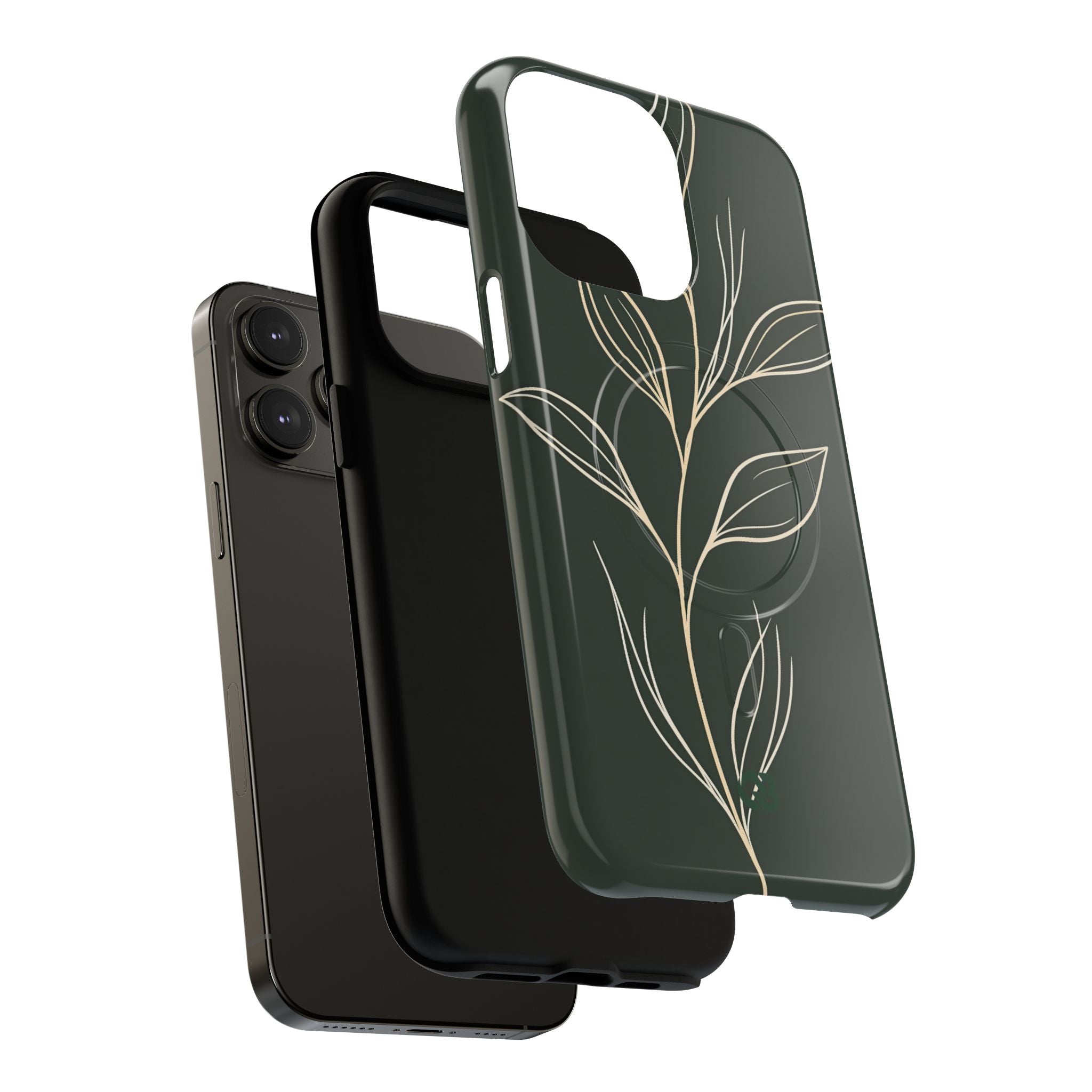 Green Tough 2.0 Magsafe Phone Case for iPhone - Deep Moss Willow