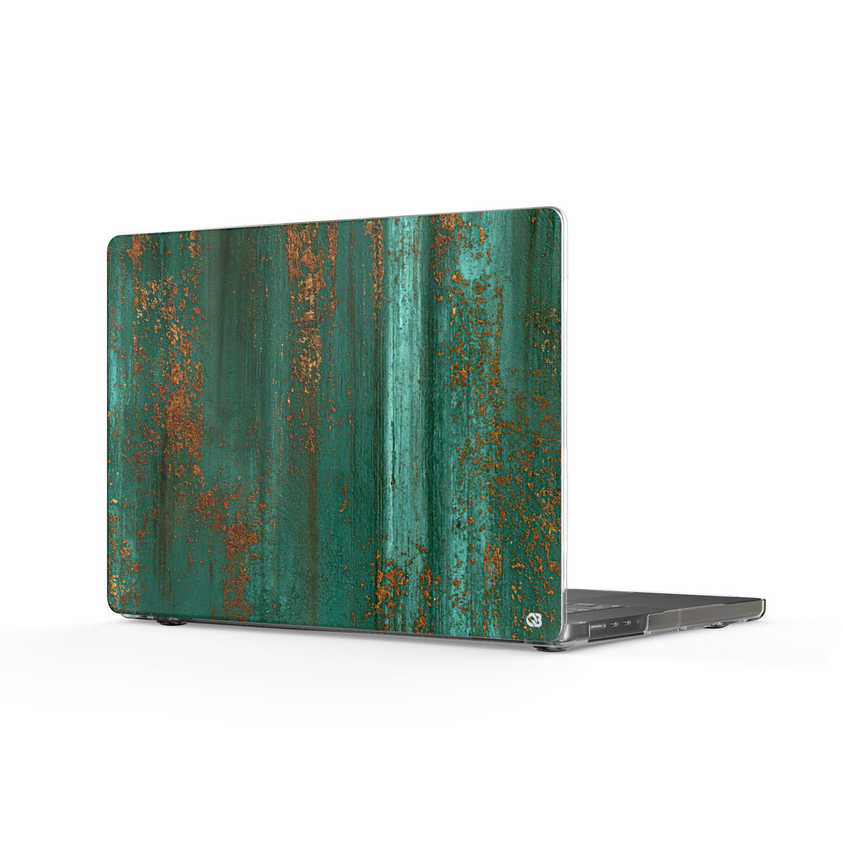 Oxidized Verdigris · Clear Hard Case for MacBook · Teal