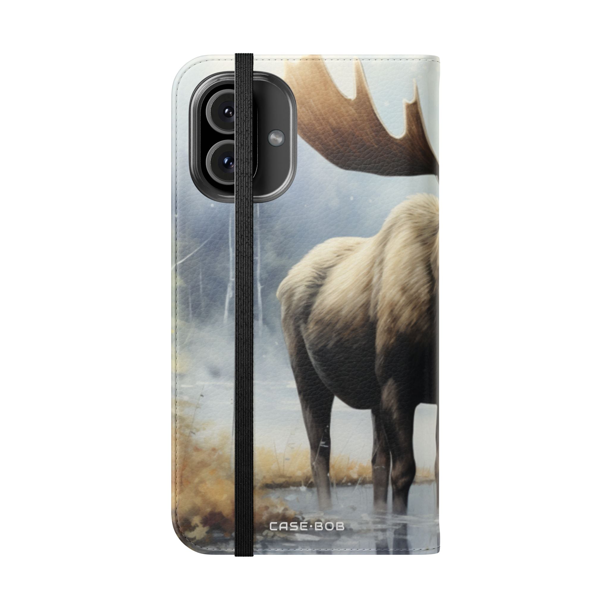 Misty Moose Reflection - iPhone 16 Plus Case - Wallet