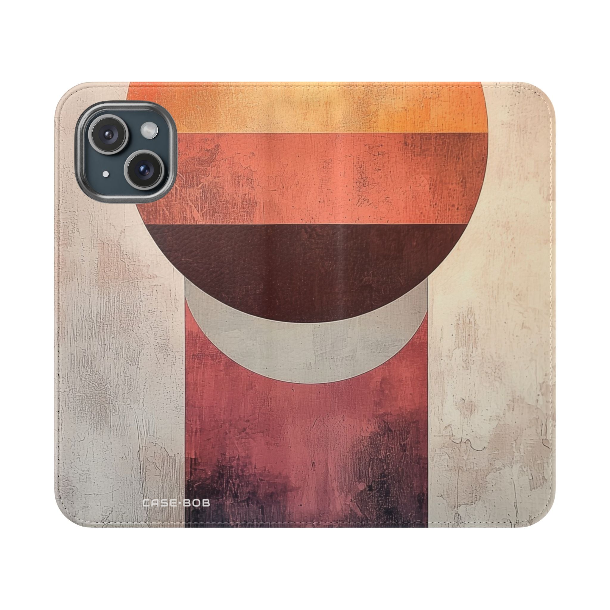 Bicolor Orb Gradient - iPhone 15 Case - Wallet