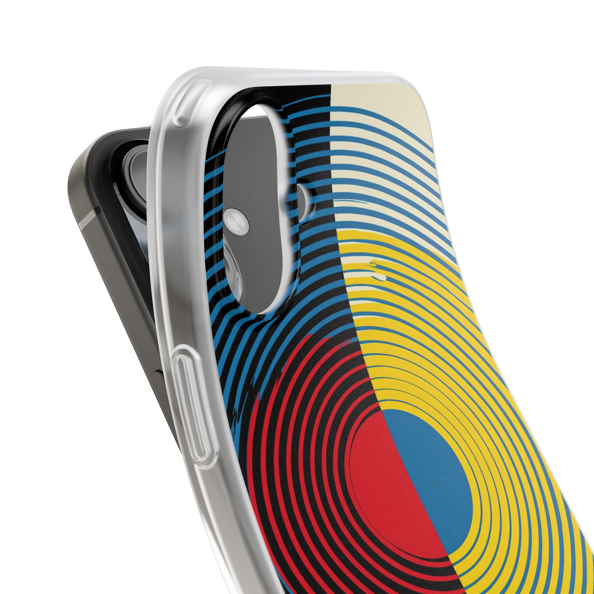 Blue Lite Phone Case for iPhone - Primary Circuit Orbit