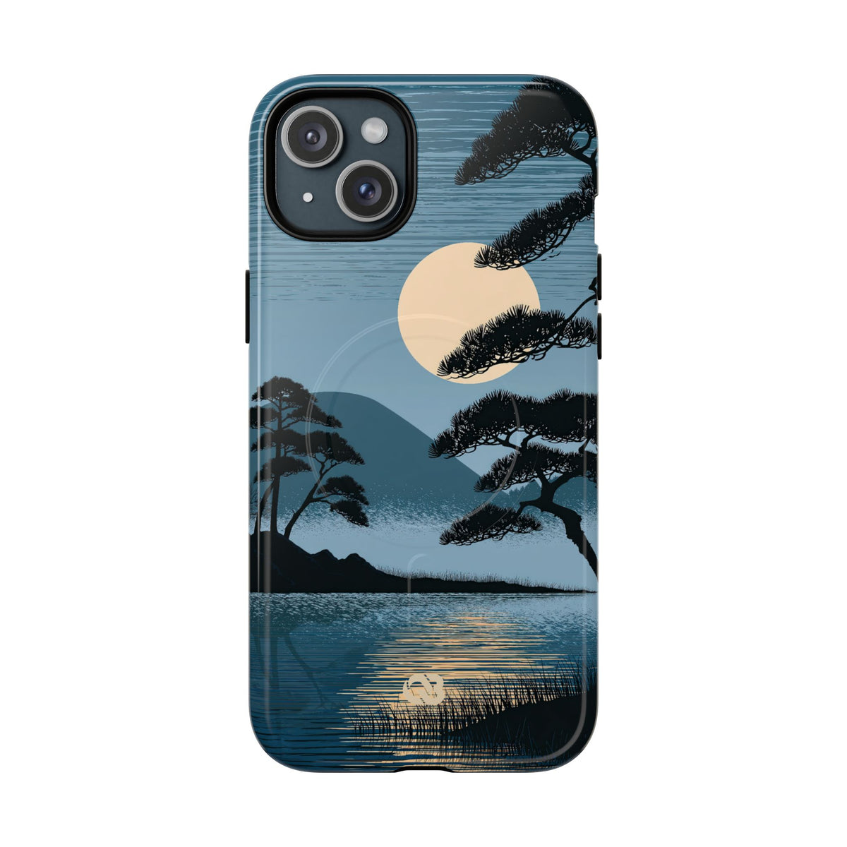 Blue Tough 2.0 Magsafe Phone Case for iPhone - Midnight Kyoto Pine