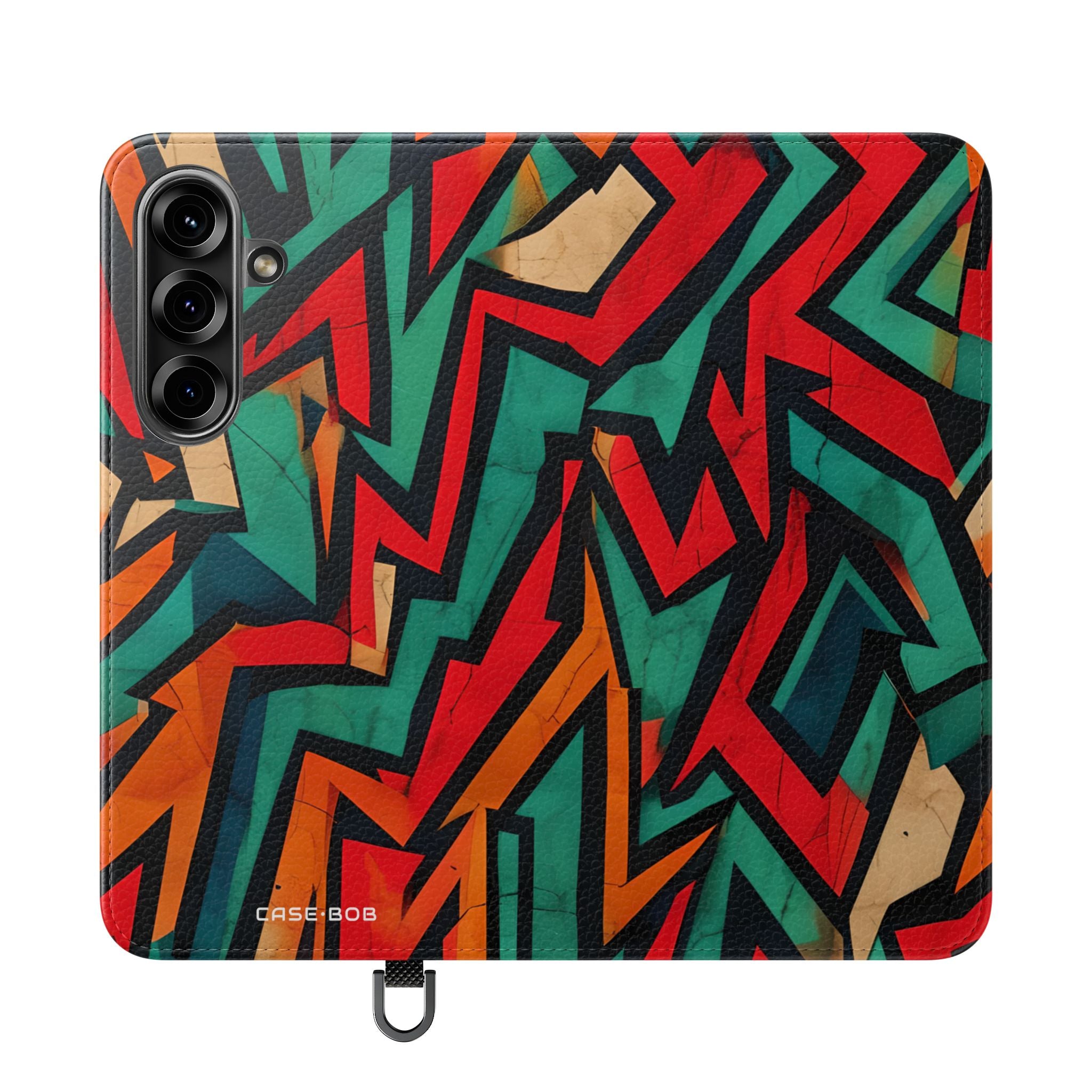Jagged Flame - Samsung S25 Case - Wallet