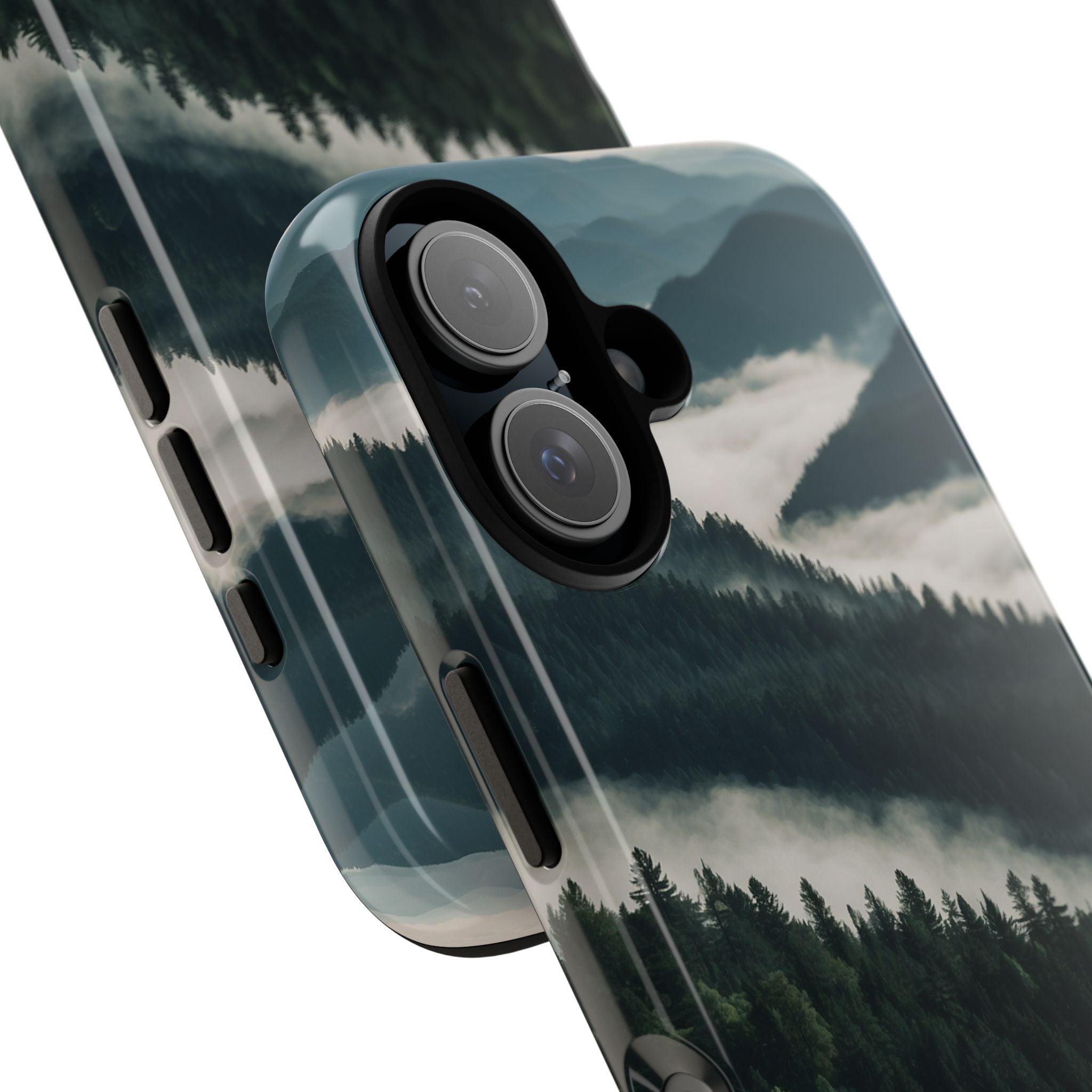 Misty Pine Peaks · Tough Phone Case for iPhone