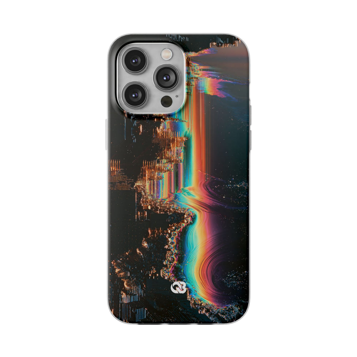 Prismatic Circuit · Lite Phone Case for iPhone · Black