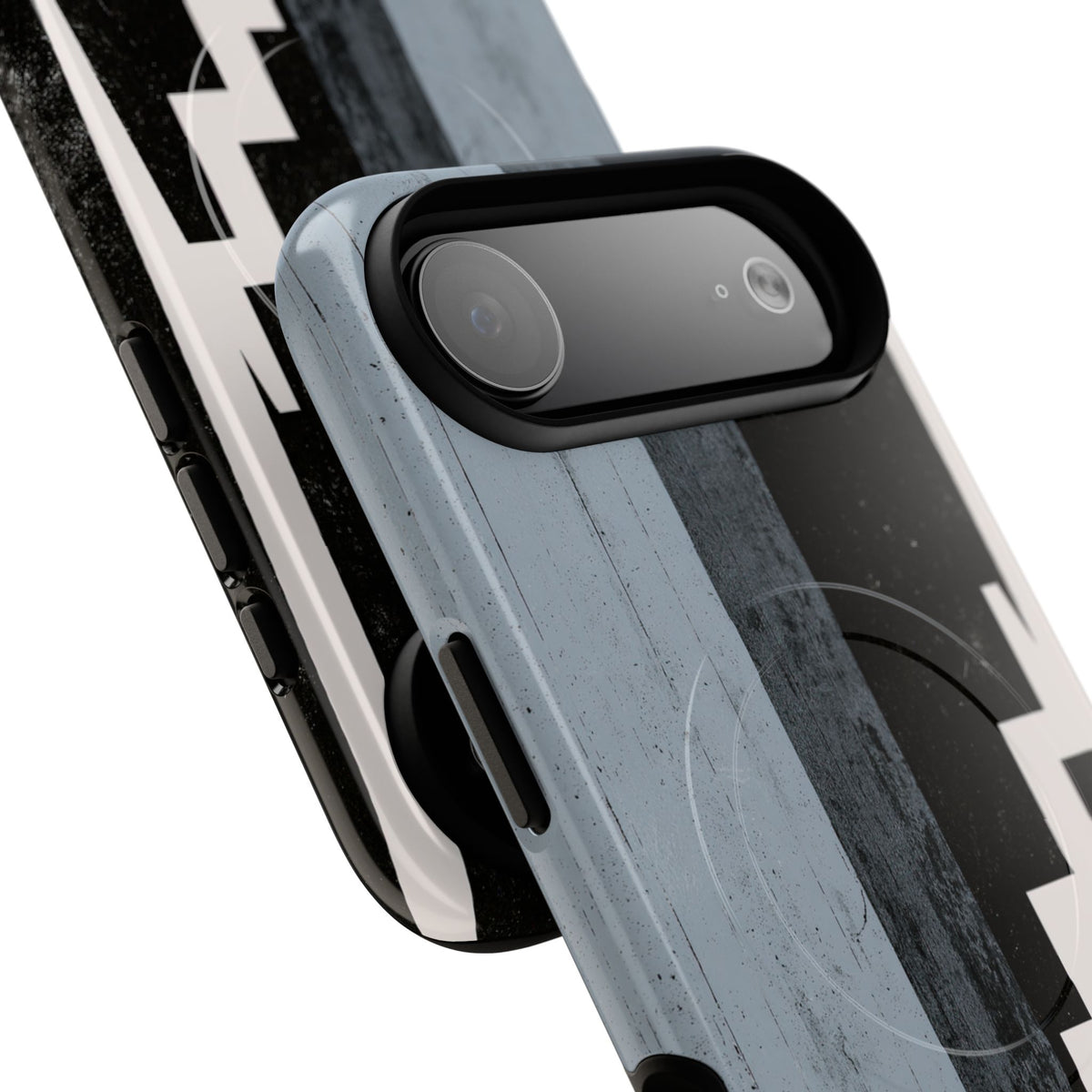 Grey Tough 2.0 Magsafe Phone Case for iPhone - Industrial Concrete Void