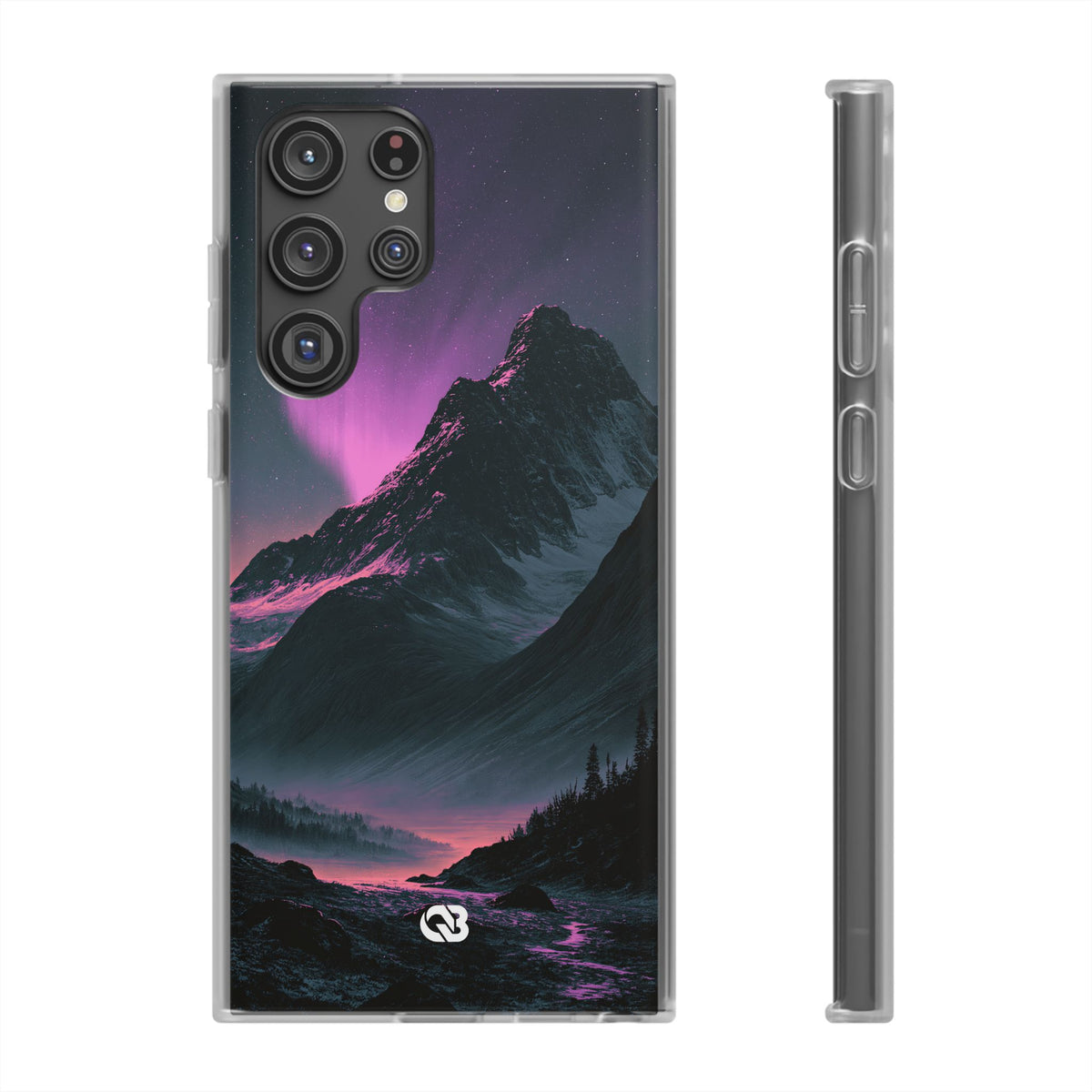 Arctic Aurora Summit · Lite Phone Case for Samsung · Black