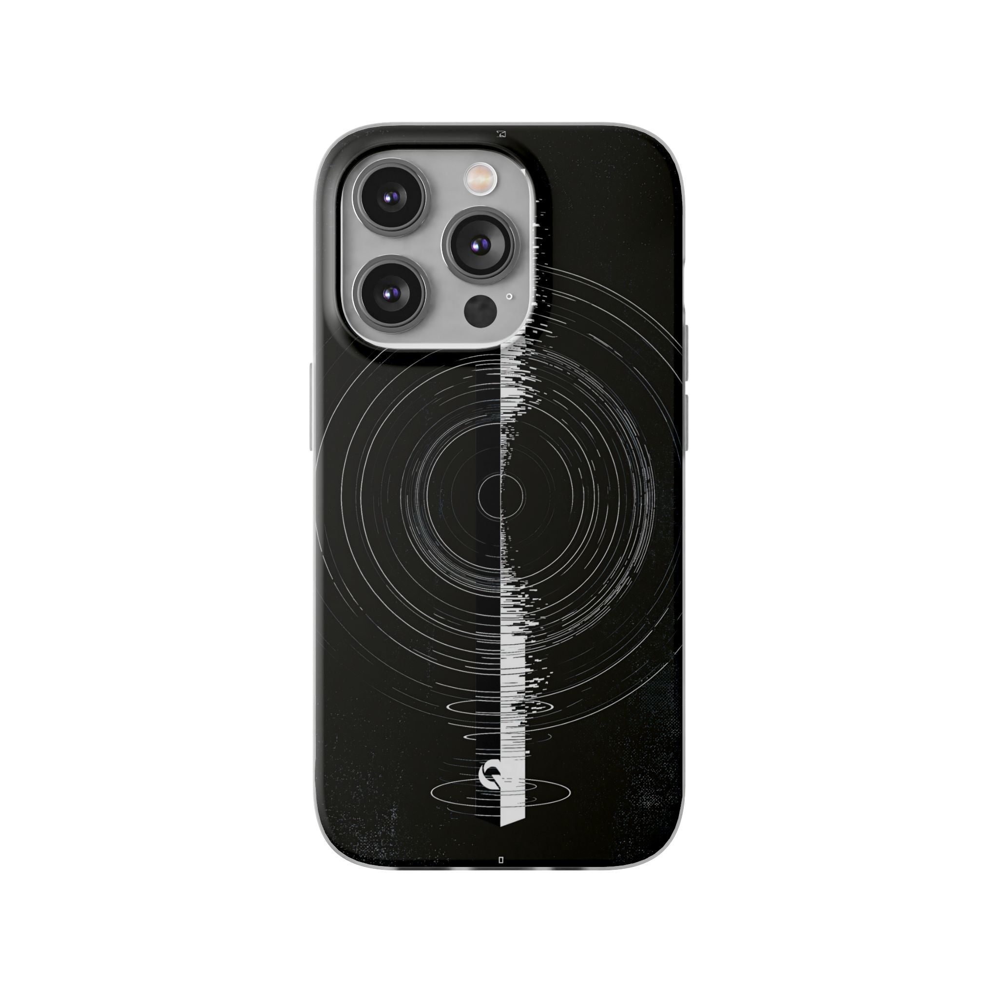 Black Lite Phone Case for iPhone - Obsidian Orbital Signal