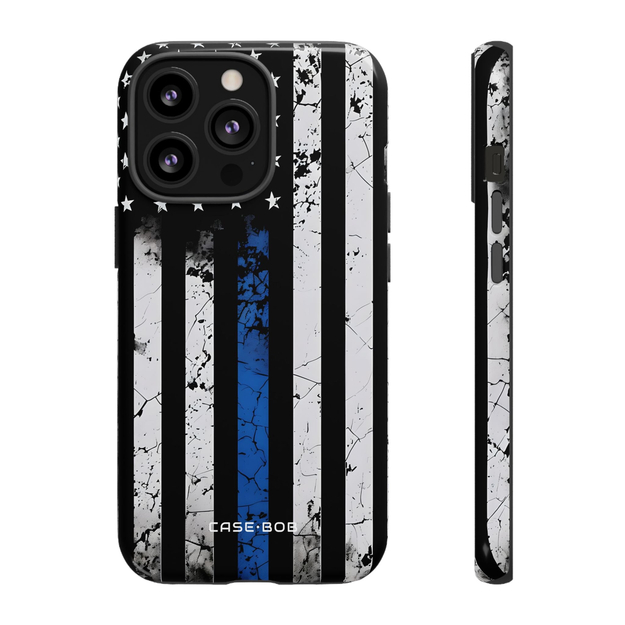 Blue Stripe Flag iPhone 13 Pro Case - Tough