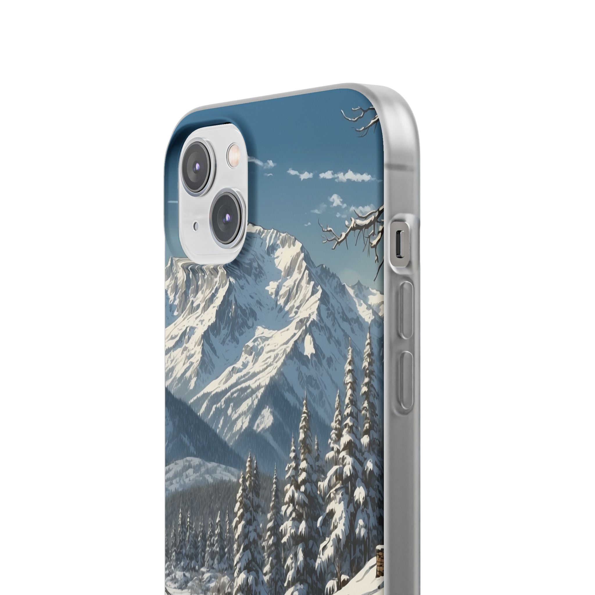 Frozen Ridge Valley · Soft Phone Case for iPhone