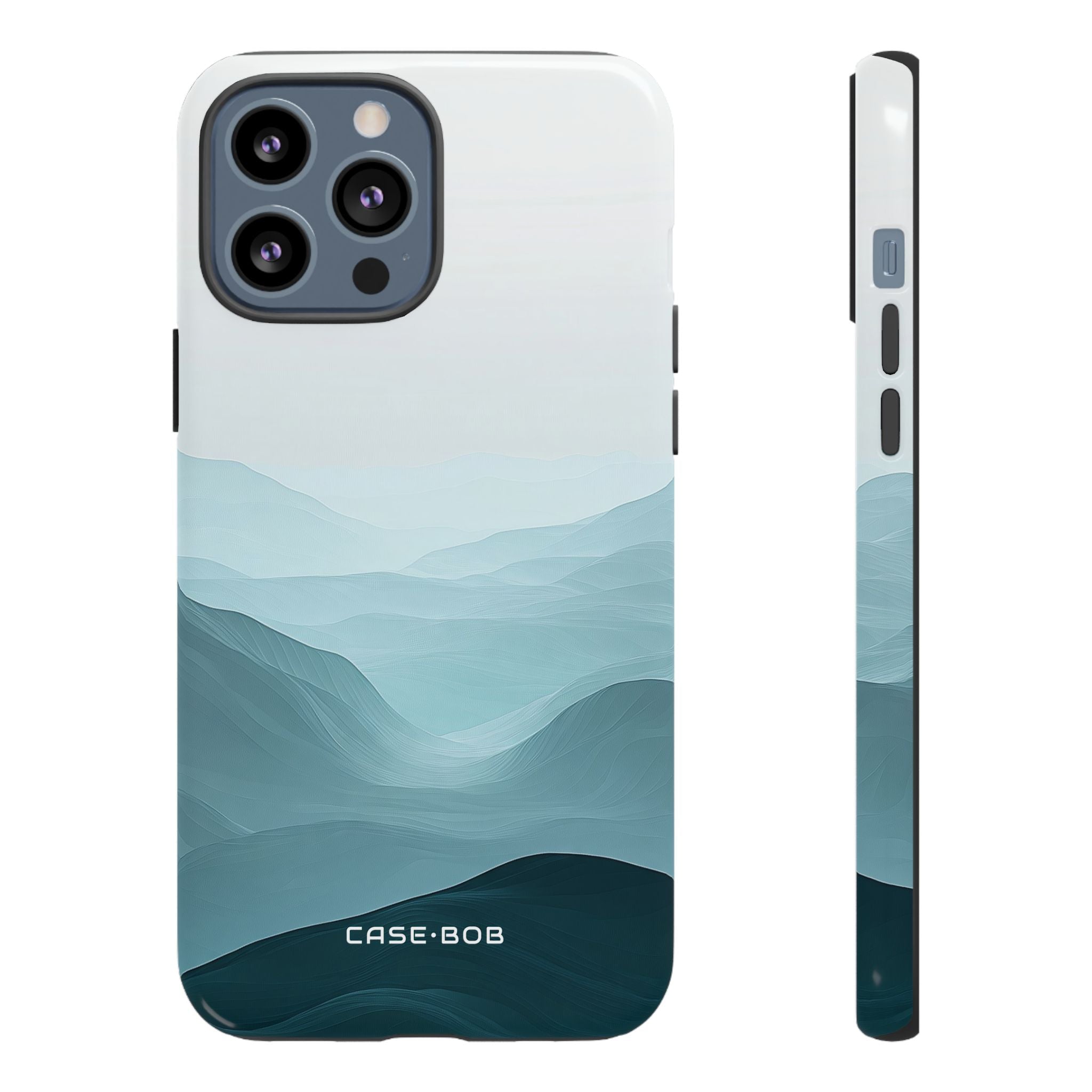 Teal Mist Mountains iPhone 13 Pro Max Skal - Tough