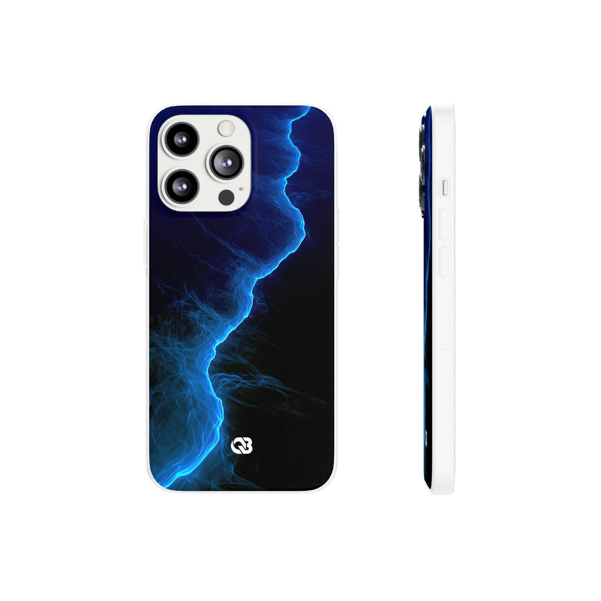 Electric Azure Drift · Lite Phone Case for iPhone · Blue