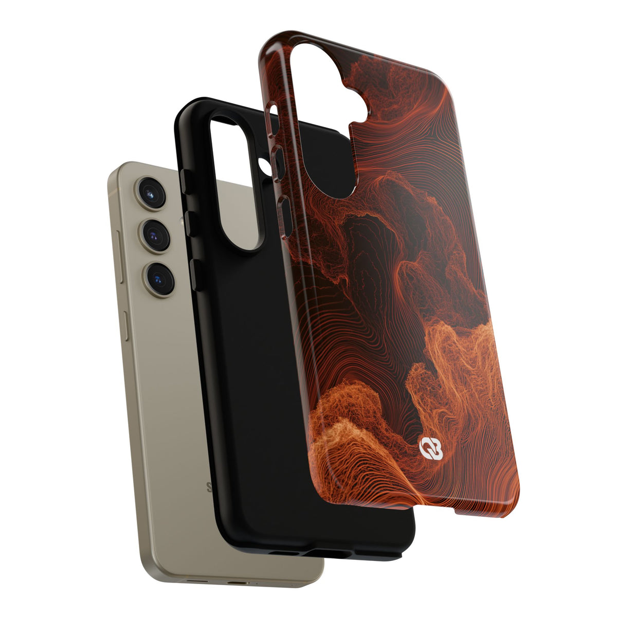 Amber Filament · Tough Phone Case for Samsung · Orange